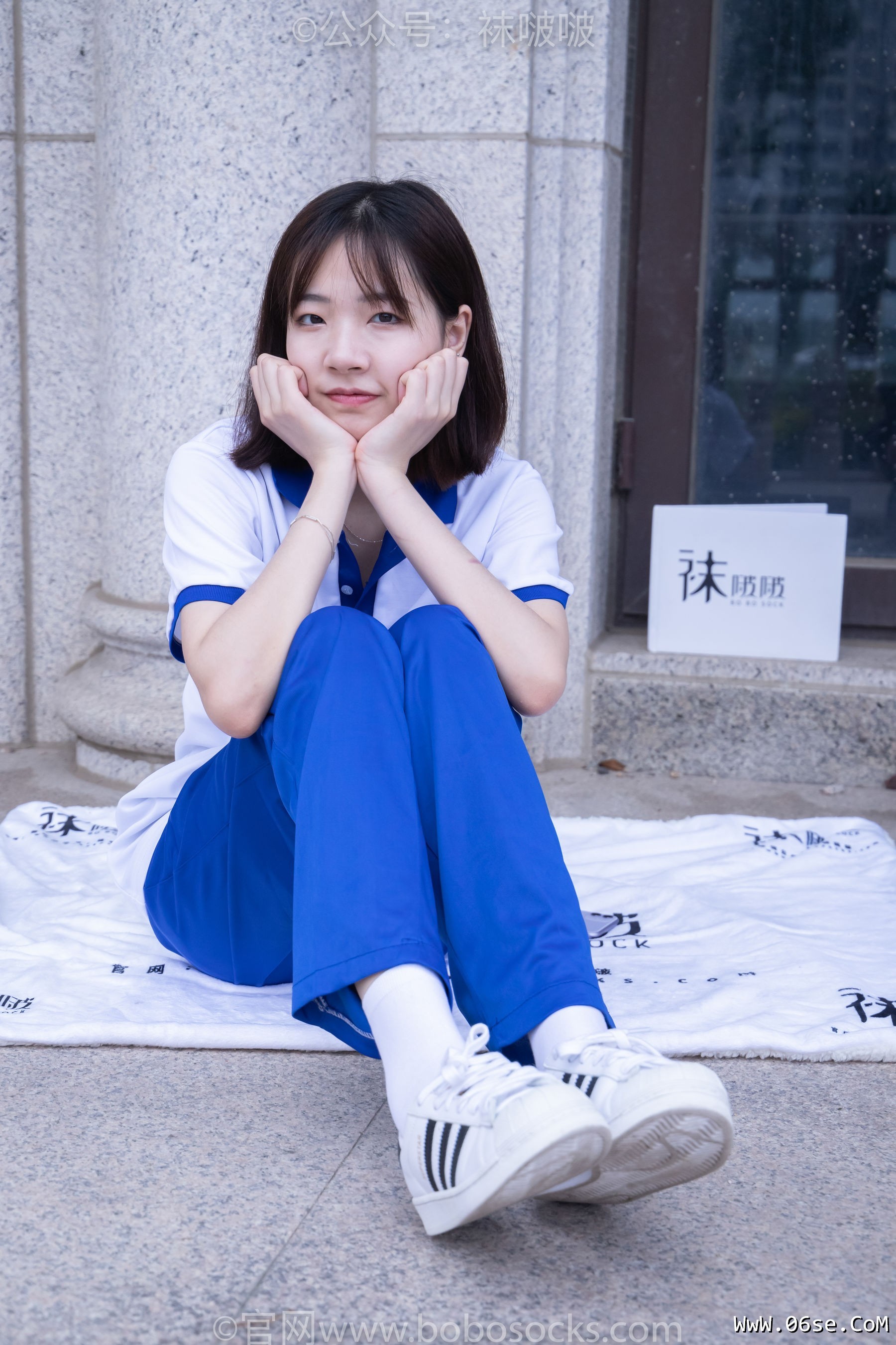 图片[28]-BoBoSocks袜啵啵 No.022 小甜豆-校服、贝壳头、白棉袜、肉丝[140P]-六色网