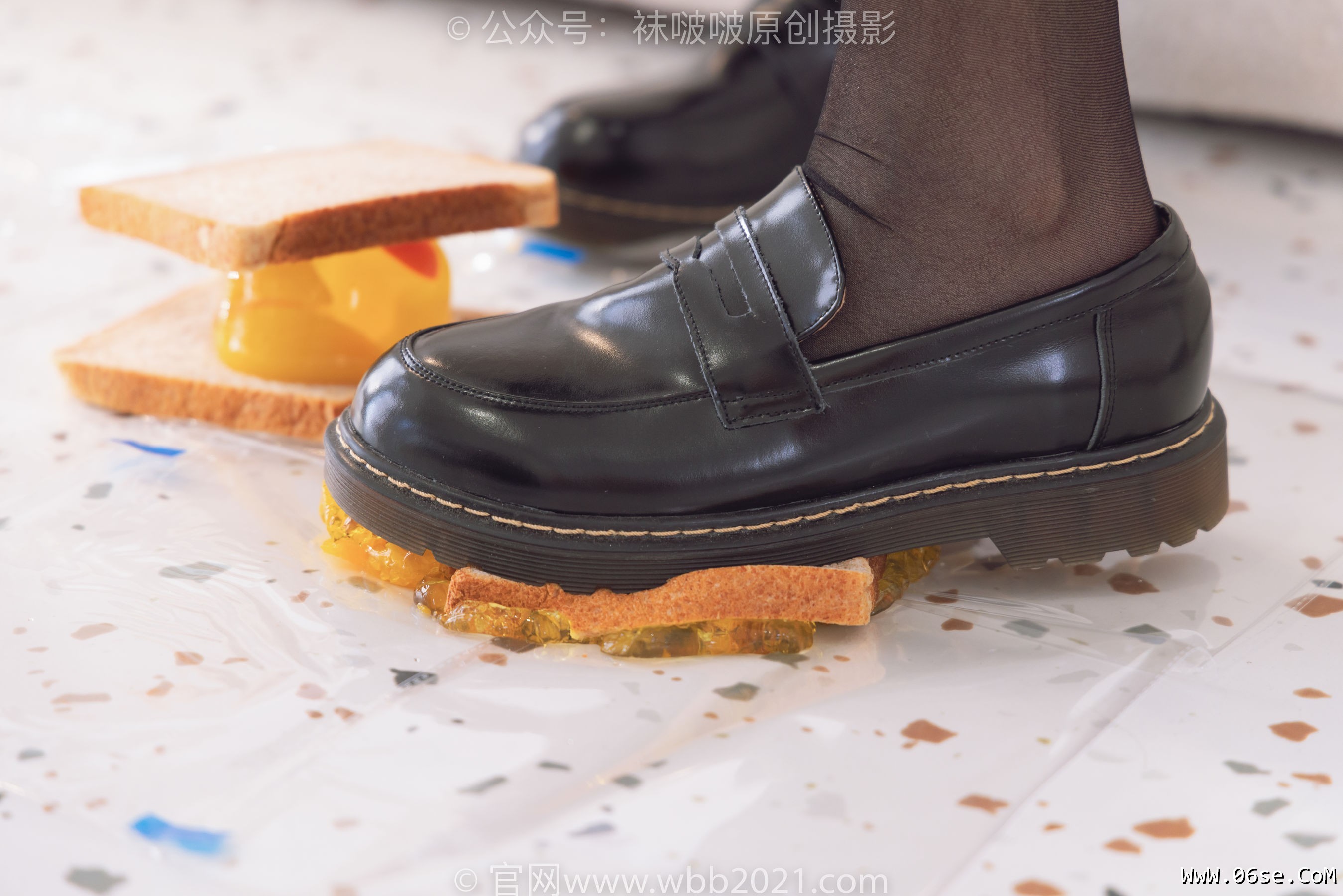 图片[14]-BoBoSocks袜啵啵 No.381 小甜豆 -皮鞋、黑丝大腿袜、裸足[140P]-六色网
