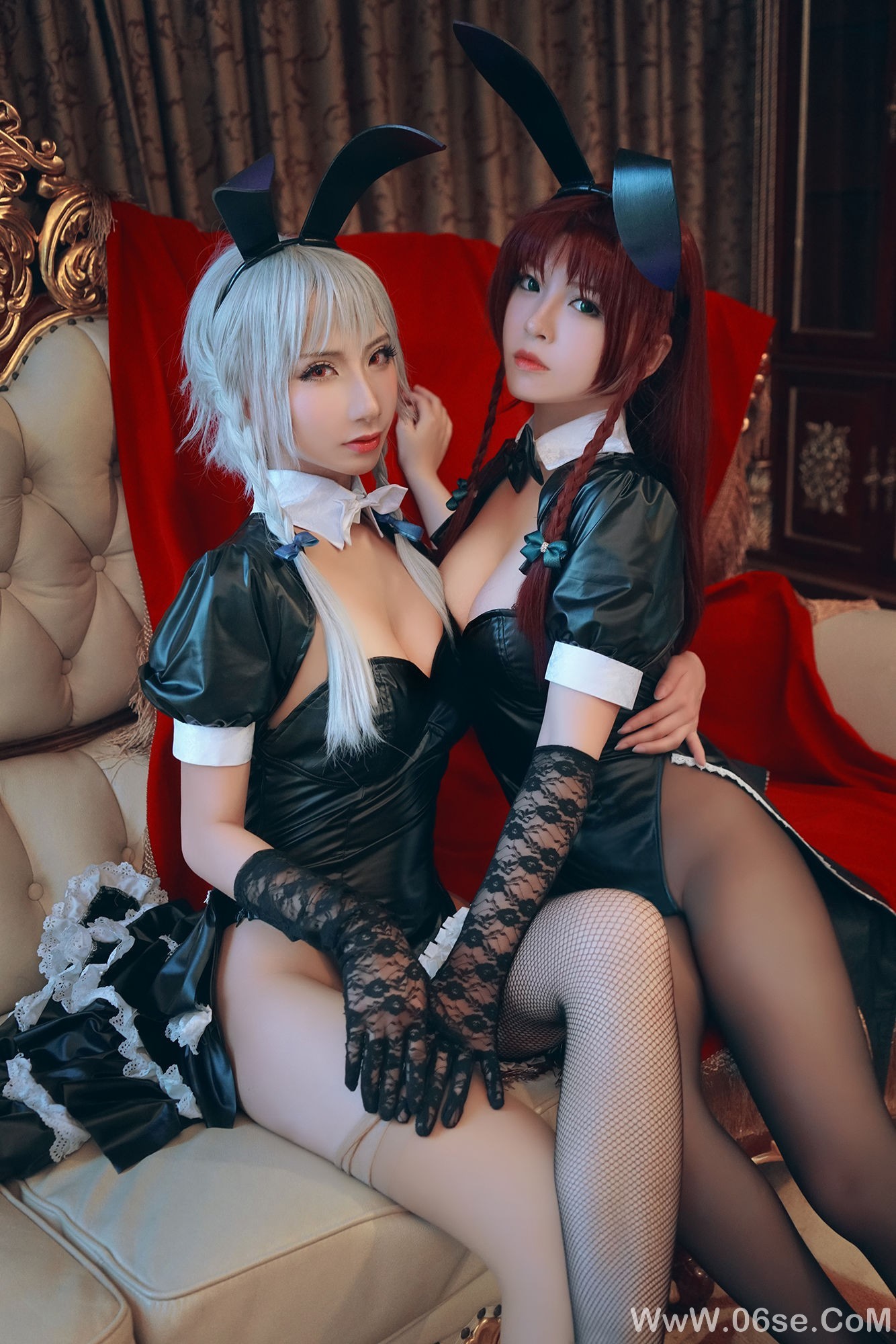 图片[30]-半半子&索索sophia 东方幻想乡兔女郎[30P]-六色网