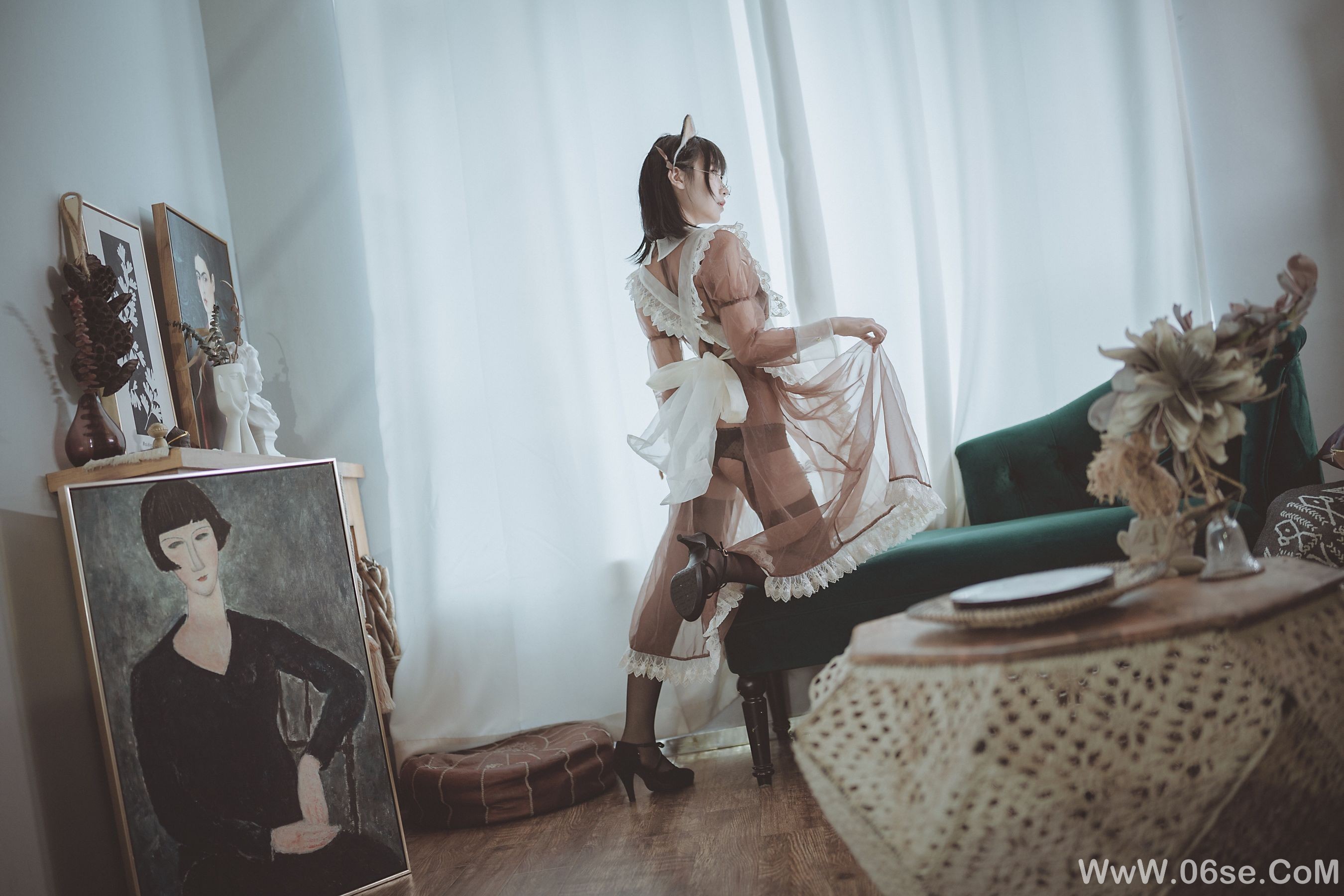图片[37]-COSER美女逐月su 透明女仆[46P]-六色网