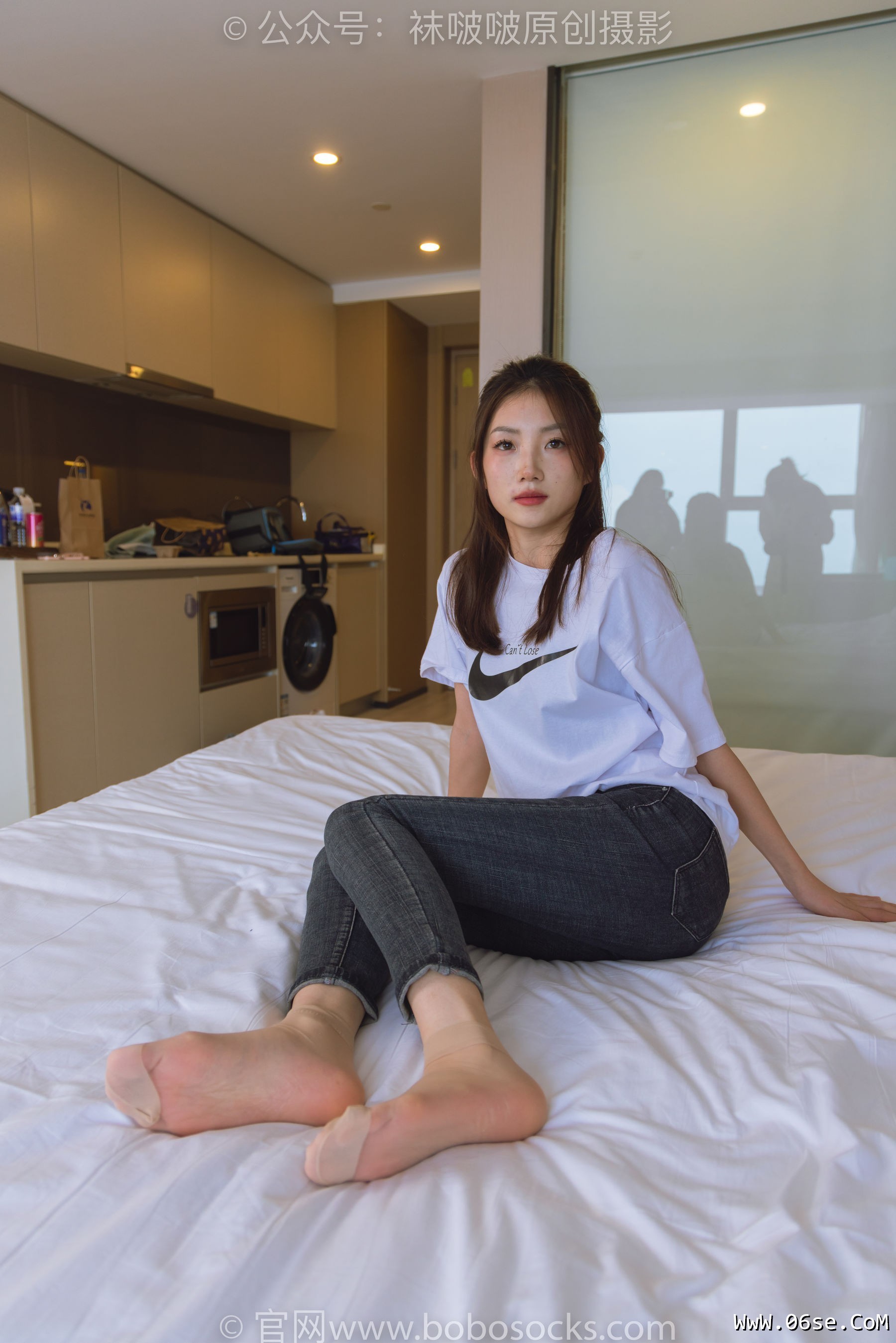 图片[125]-BoBoSocks袜啵啵 No.220 小沫-两双板鞋、短肉丝、裸足[140P]-六色网