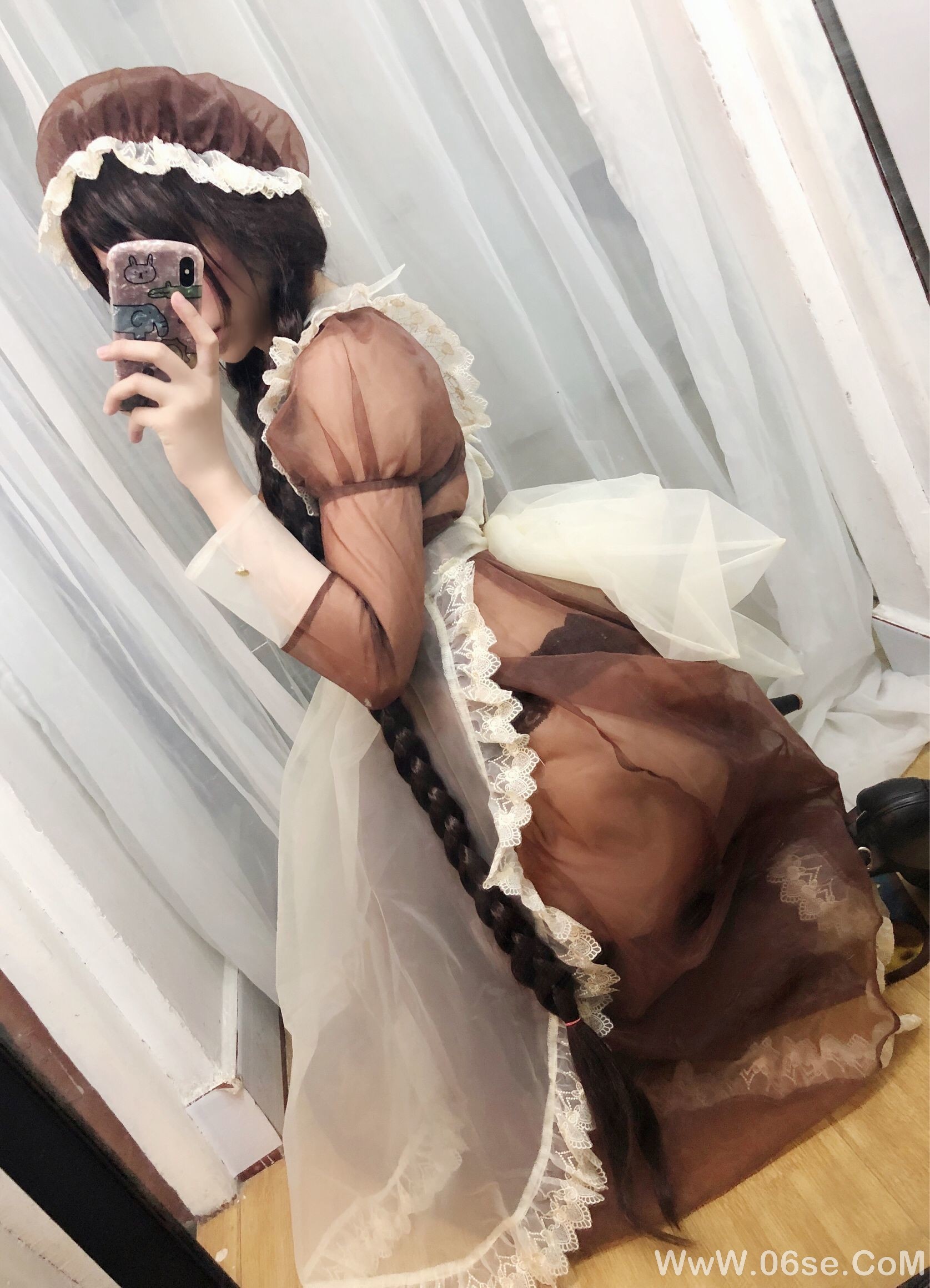 图片[20]-二次元巨乳美女鹿野希 透明女仆[97P]-六色网
