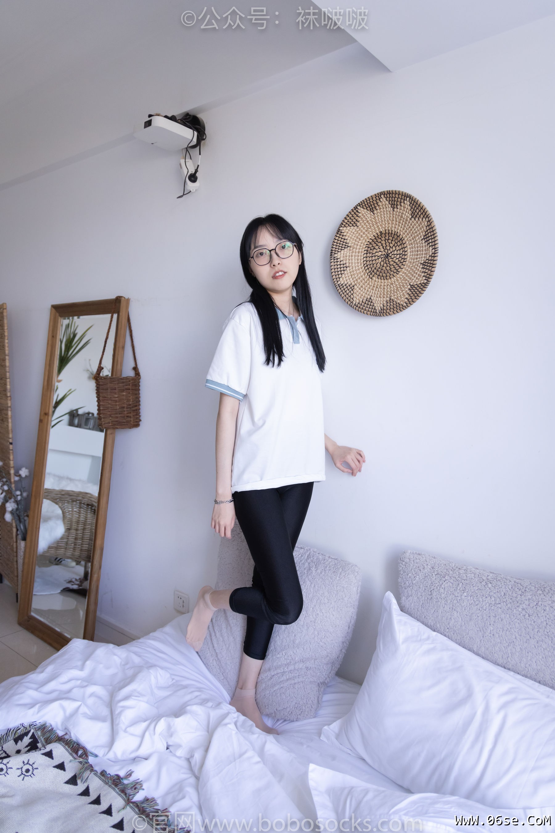 图片[118]-BoBoSocks袜啵啵 No.044 稚予-贝壳头、匡威帆布鞋、短肉丝[154P]-六色网