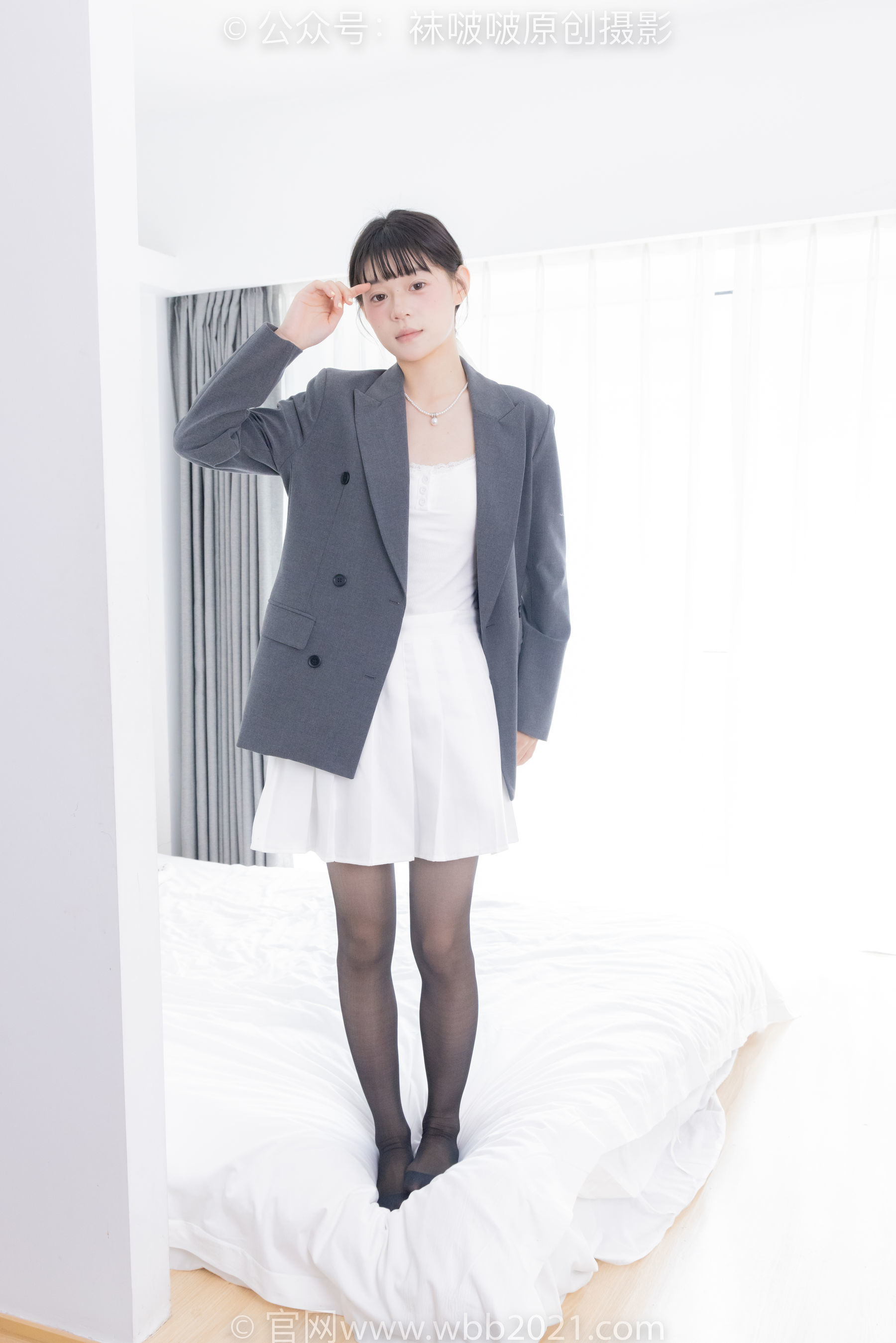 图片[38]-BoBoSocks袜啵啵 No.404 糯米 -板鞋、黑丝、ol风[145P]-六色网