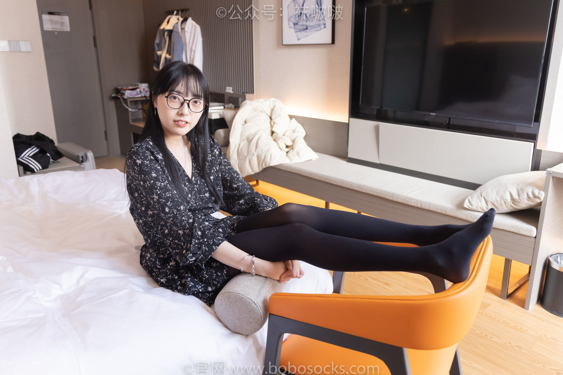 图片[96]-BoBoSocks袜啵啵 No.064 稚予-平底鞋、厚黑丝[137P]-六色网