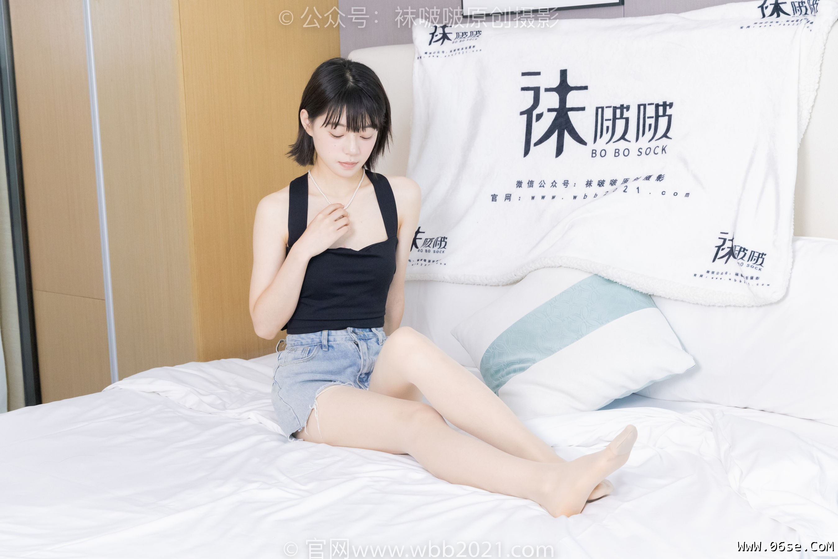 图片[12]-BoBoSocks袜啵啵 No.422 糯米 -长靴、白棉袜、肉丝[140P]-六色网