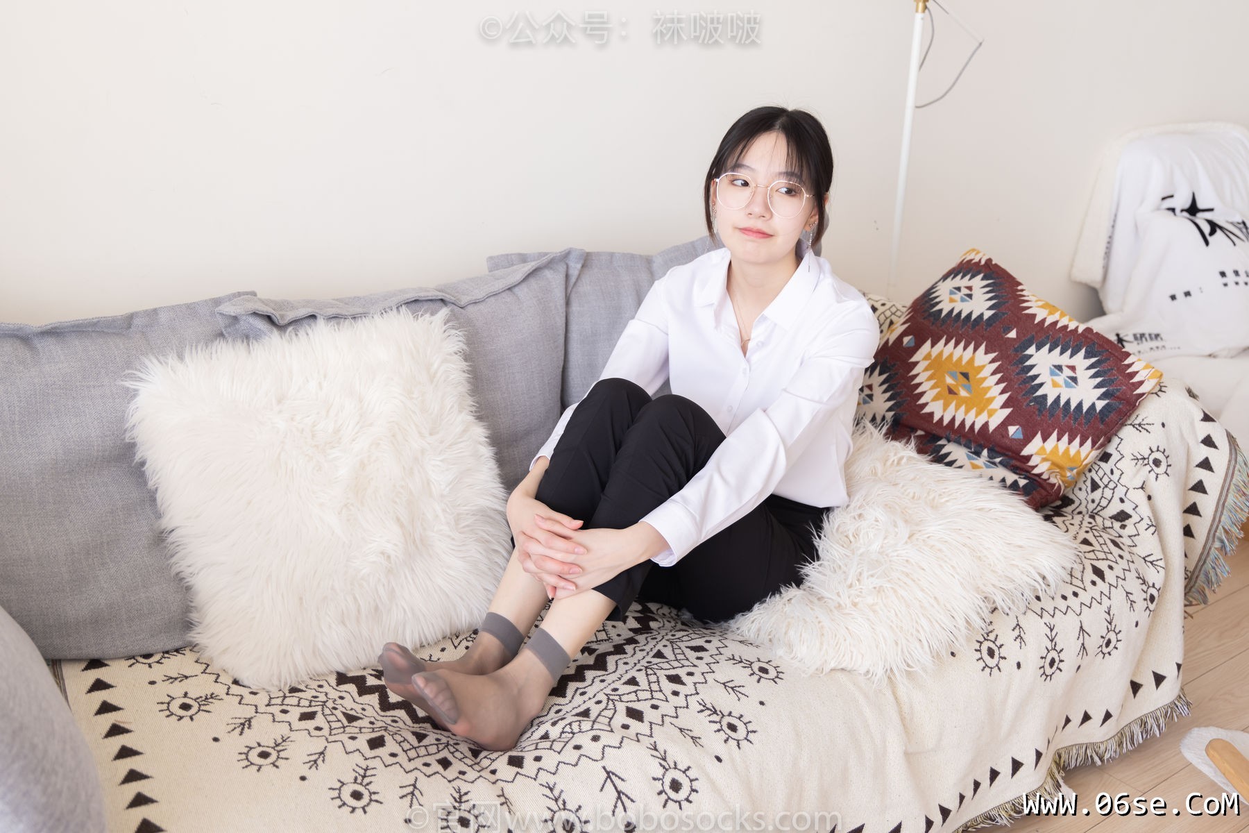 图片[56]-BoBoSocks袜啵啵 No.085 小甜豆-平底鞋、短灰丝、短肉丝[140P]-六色网