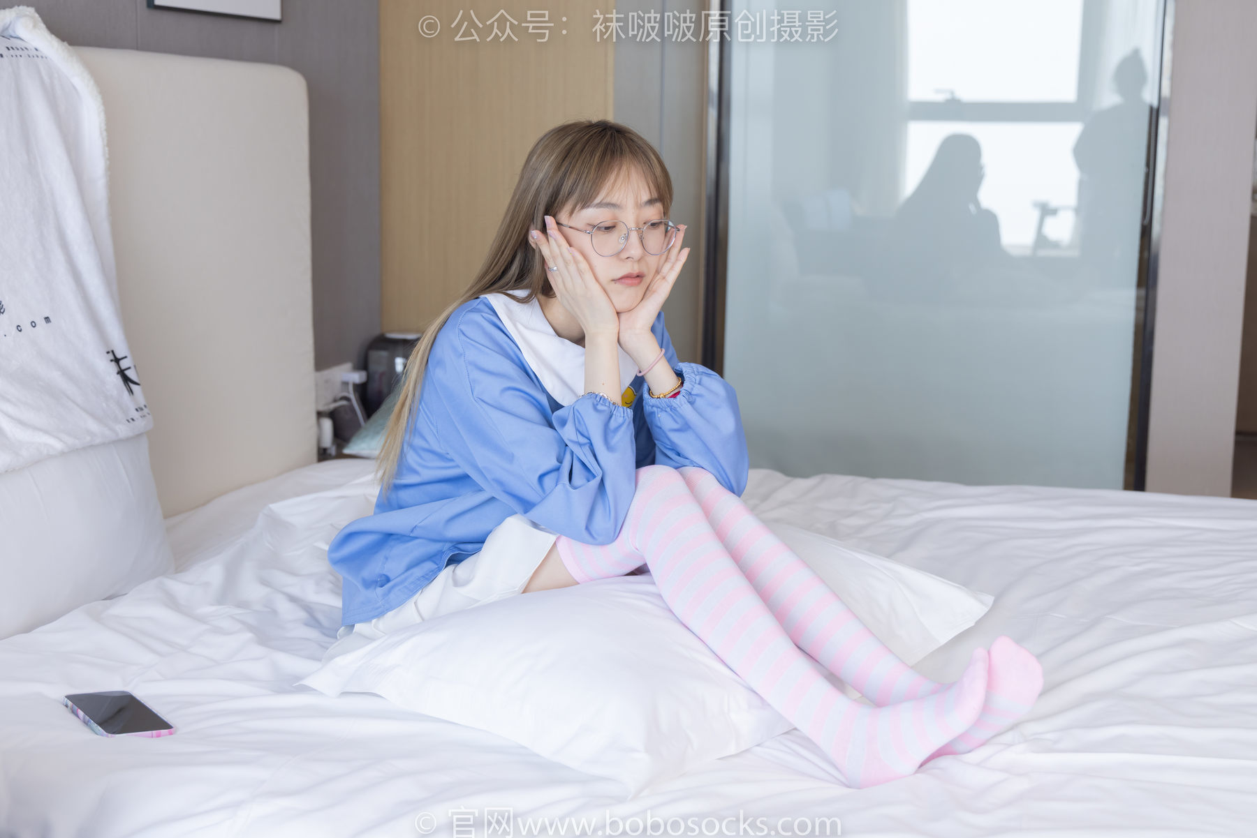 图片[143]-BoBoSocks袜啵啵 No.229 稚予-板鞋、皮鞋、两双大腿袜[155P]-六色网