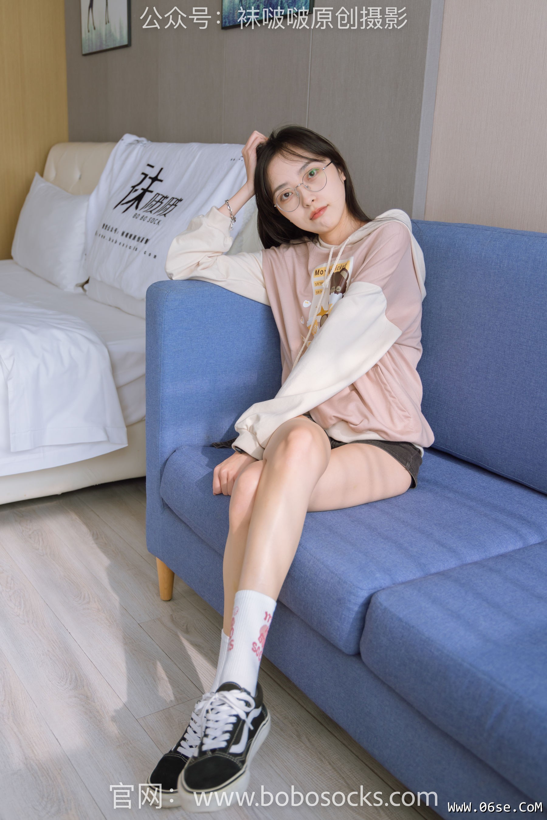 图片[13]-BoBoSocks袜啵啵 No.143 稚予-匡威板鞋、vans帆布鞋、两双白棉袜[166P]-六色网