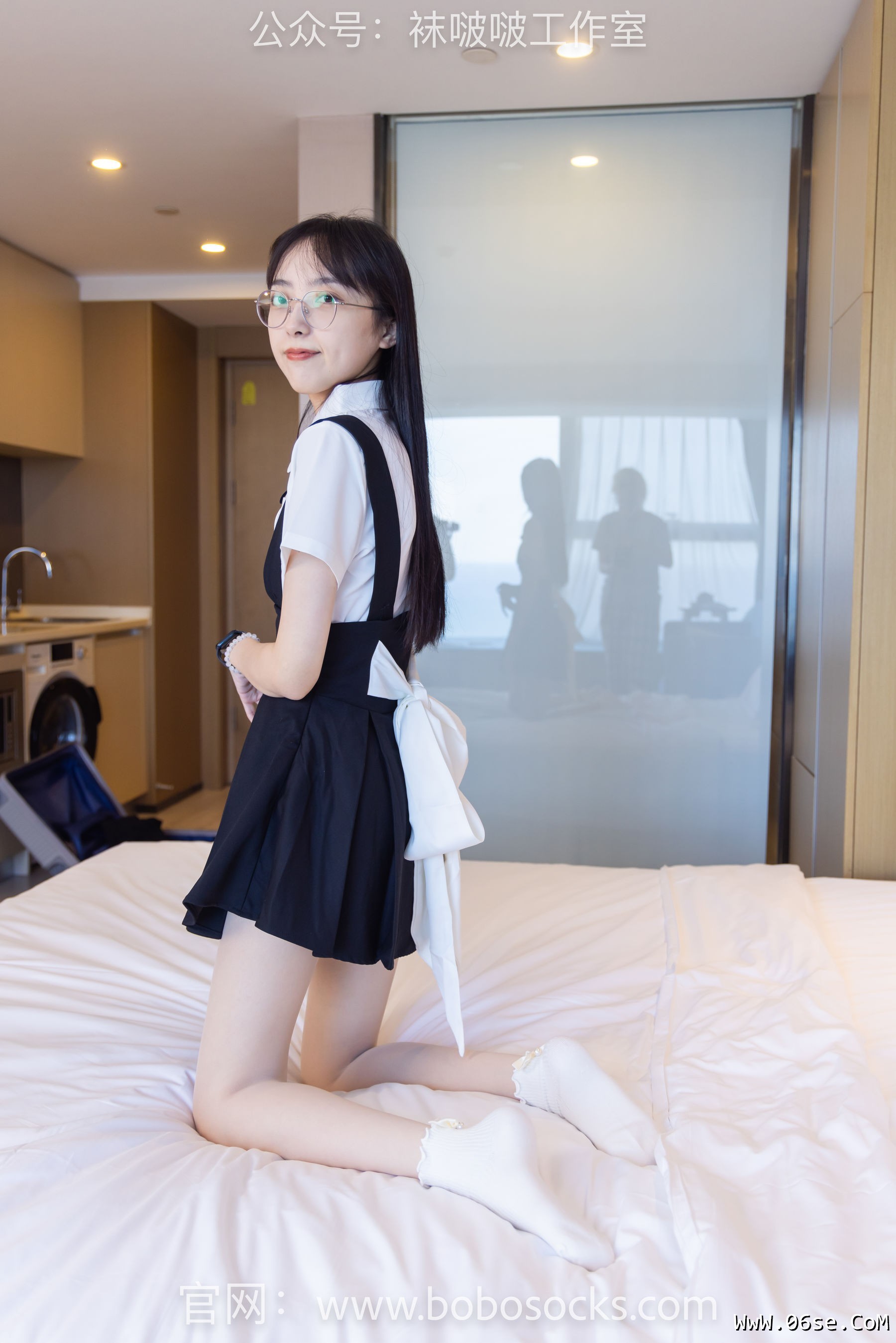 图片[113]-BoBoSocks袜啵啵 No.121 稚予-高跟鞋、白棉袜、肉丝[140P]-六色网