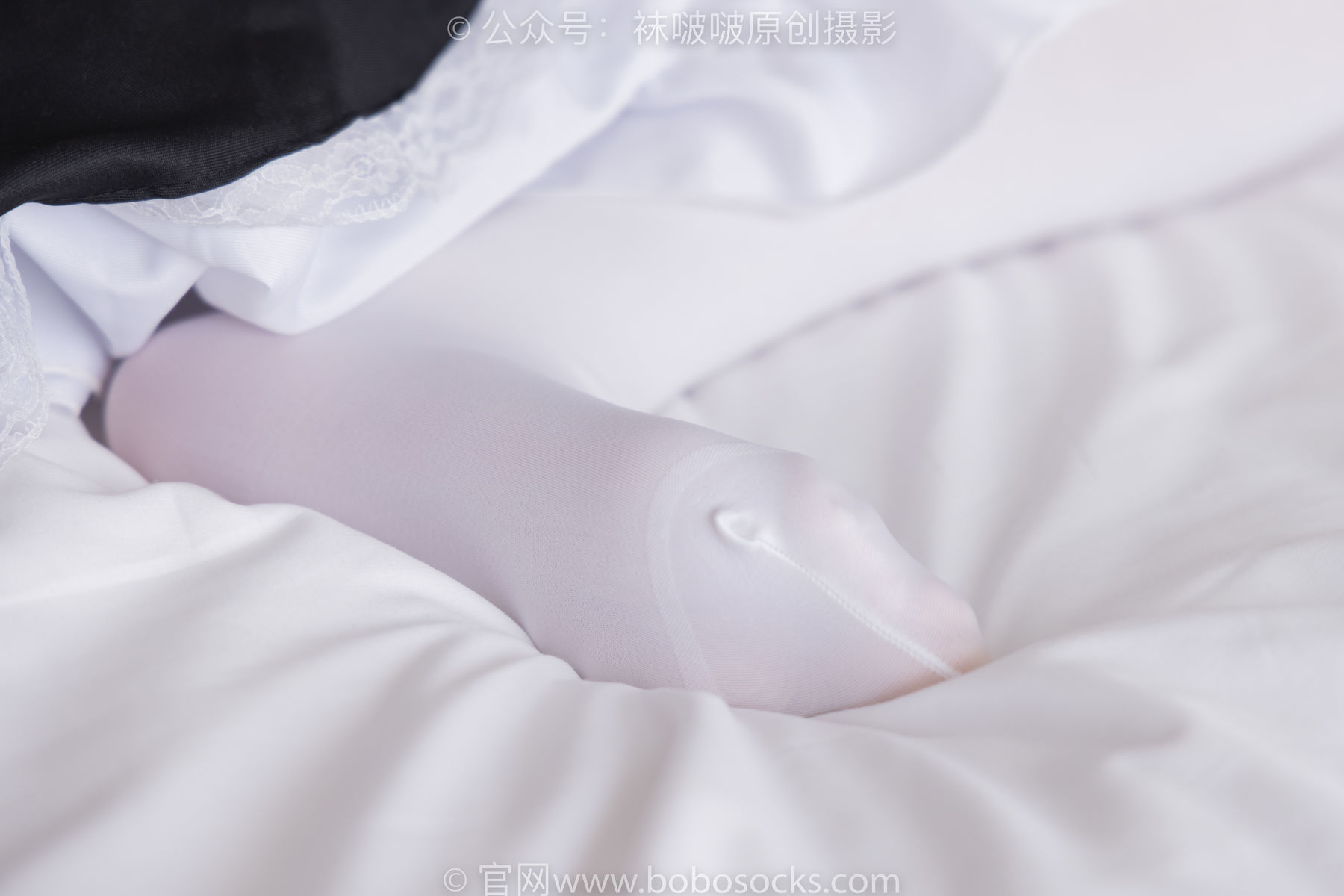 图片[28]-BoBoSocks袜啵啵 No.195 小甜豆-黑皮鞋、厚白丝、女仆装[135P]-六色网