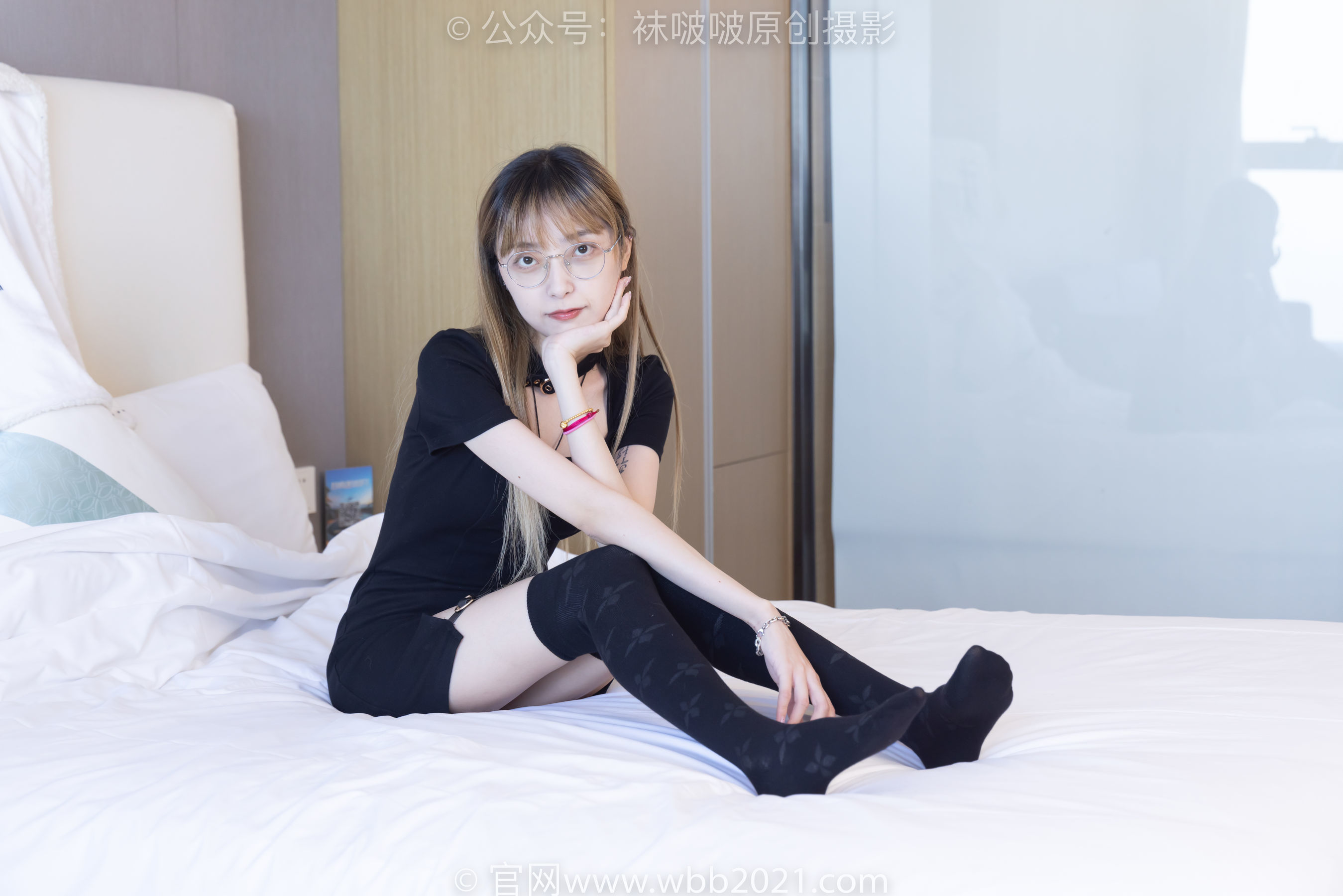 图片[74]-BoBoSocks袜啵啵 No.270 稚予 -高跟鞋、皮鞋、厚黑丝、黑色大腿棉袜[149P]-六色网