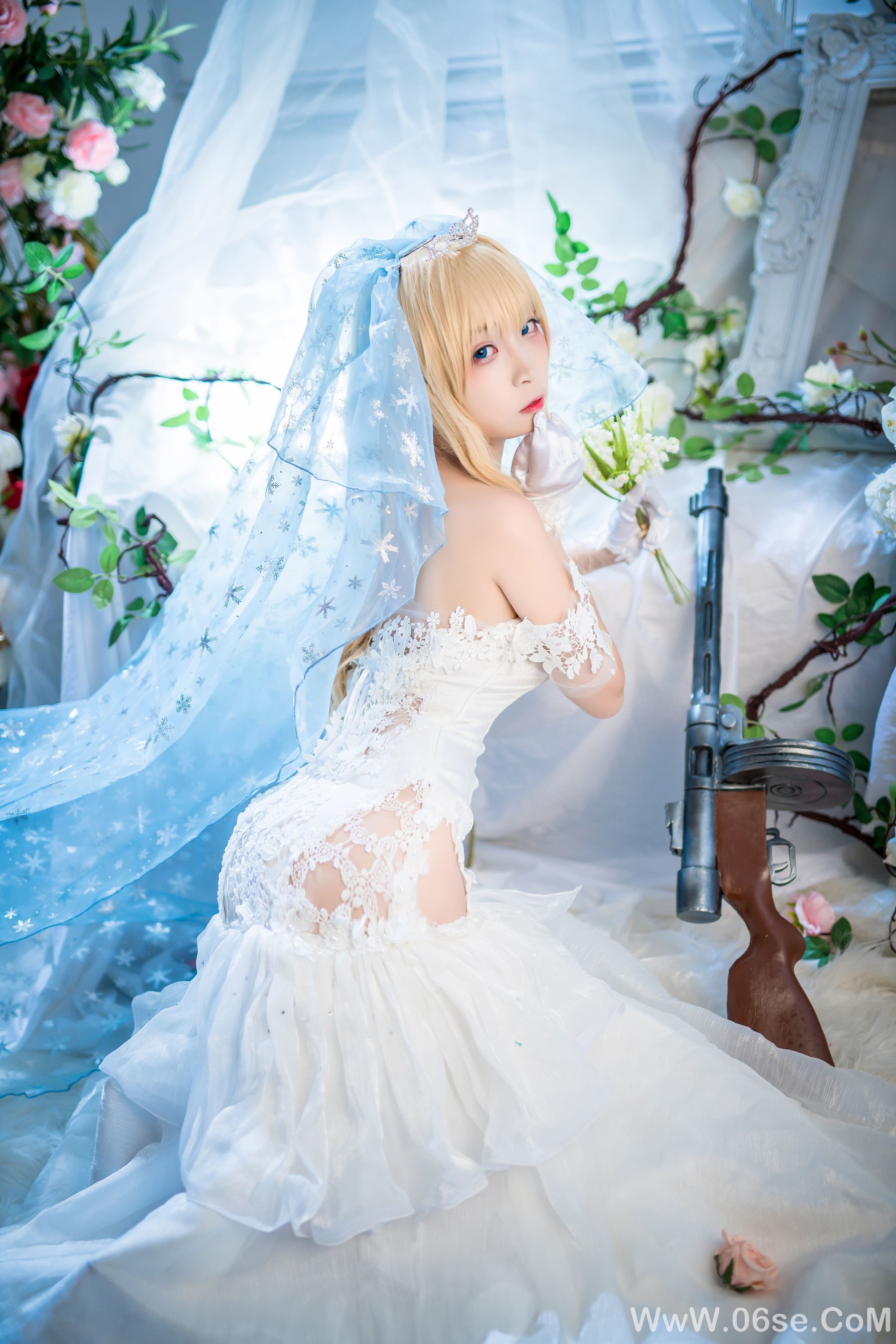 图片[12]-人气Coser二佐Nisa 花嫁[30P]-六色网