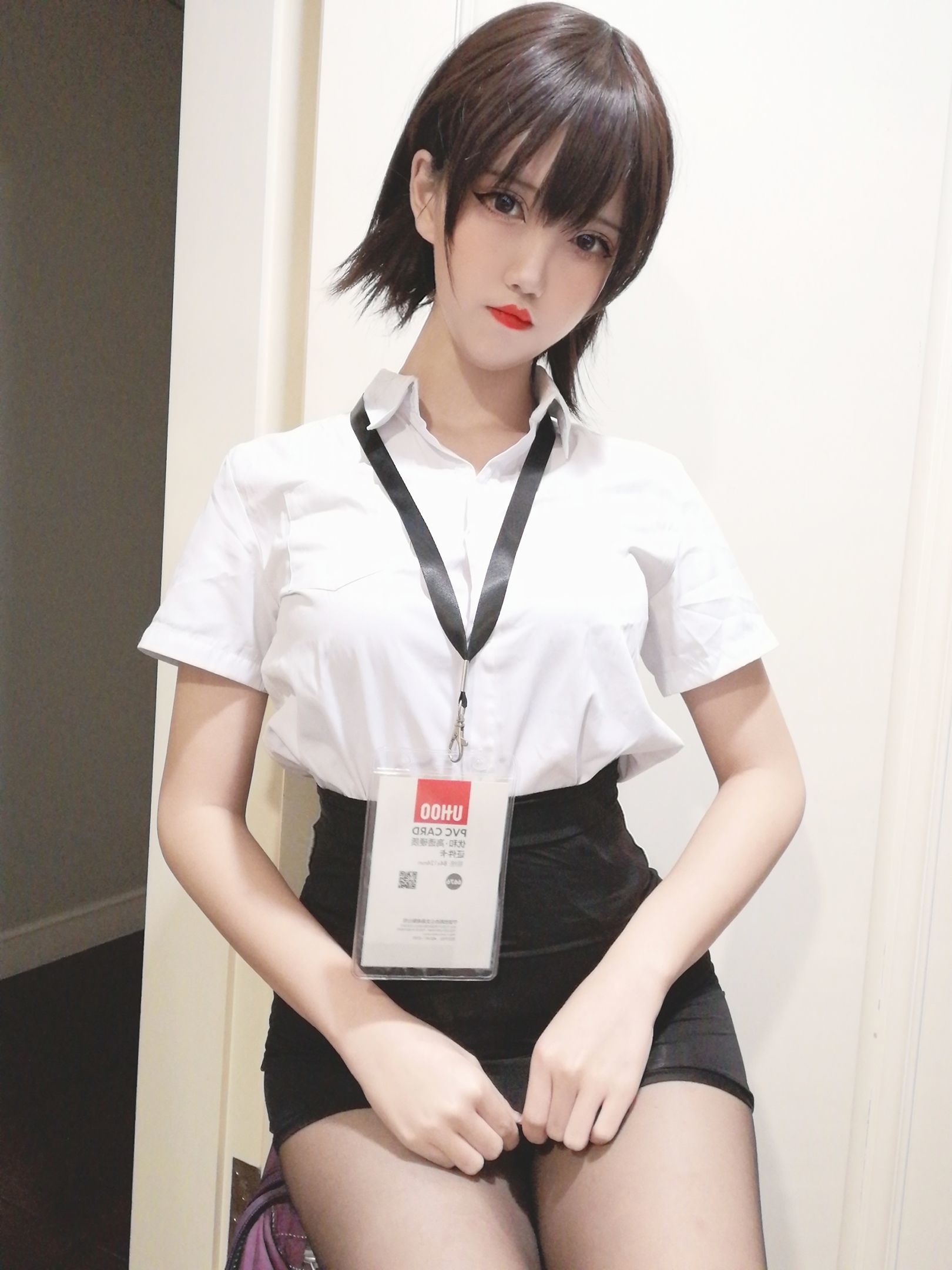 图片[13]-鬼马少女阿薰kaOri 黑丝OL[39P]-六色网