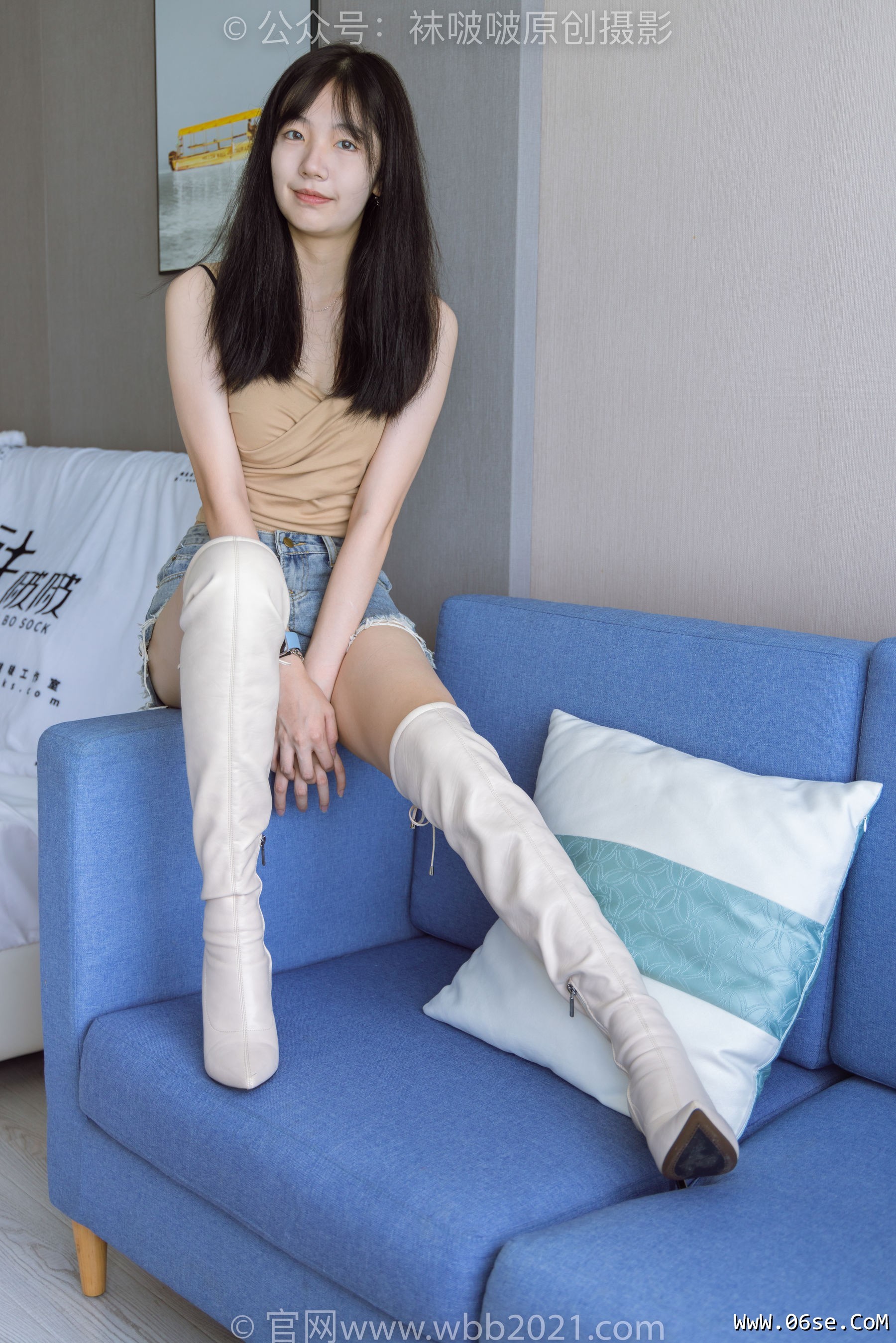 图片[96]-BoBoSocks袜啵啵 No.441 小甜豆 -高跟长靴、白棉袜、裸足[179P]-六色网