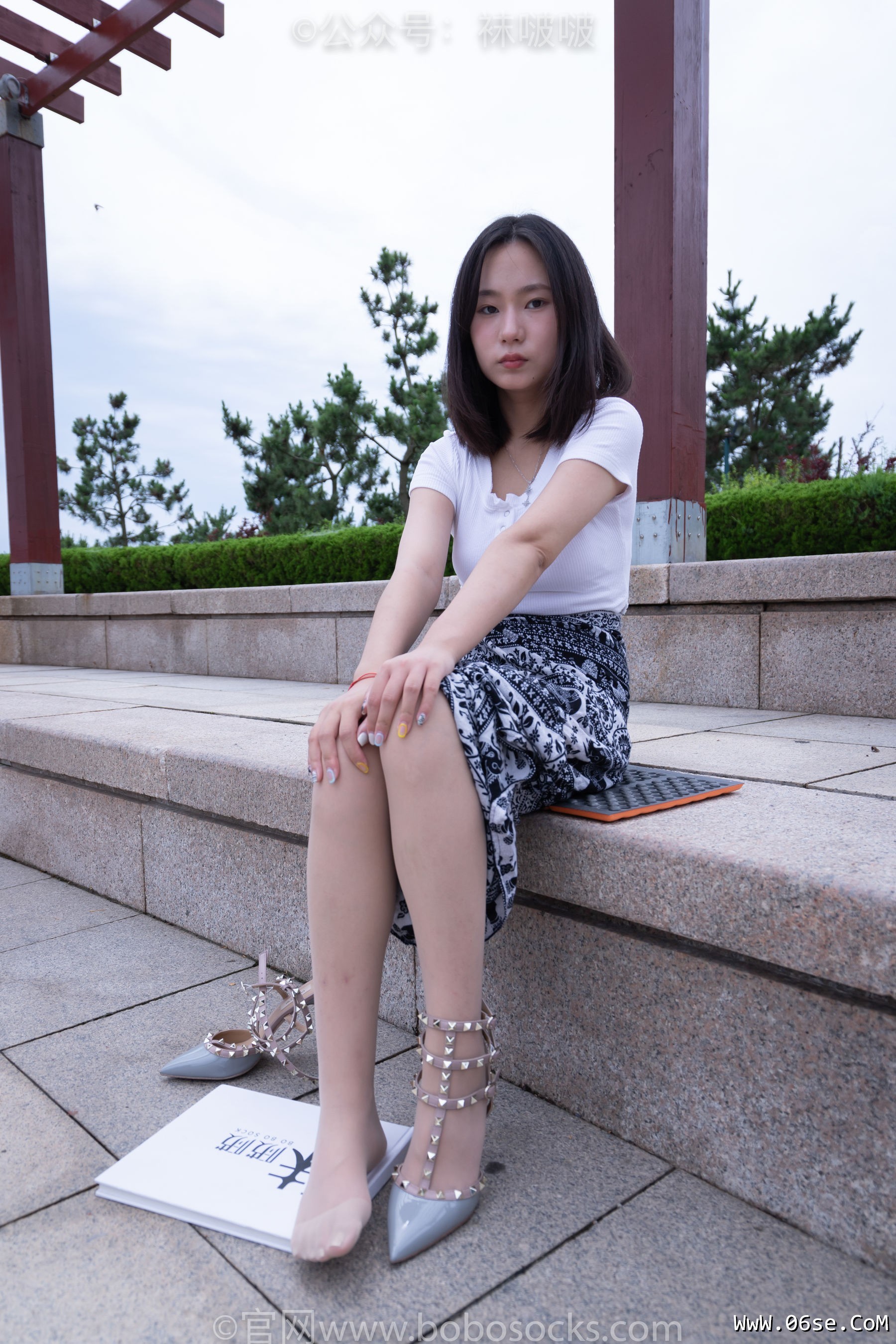 图片[71]-BoBoSocks袜啵啵 No.014 思思-华伦天奴高跟鞋、肉丝[140P]-六色网