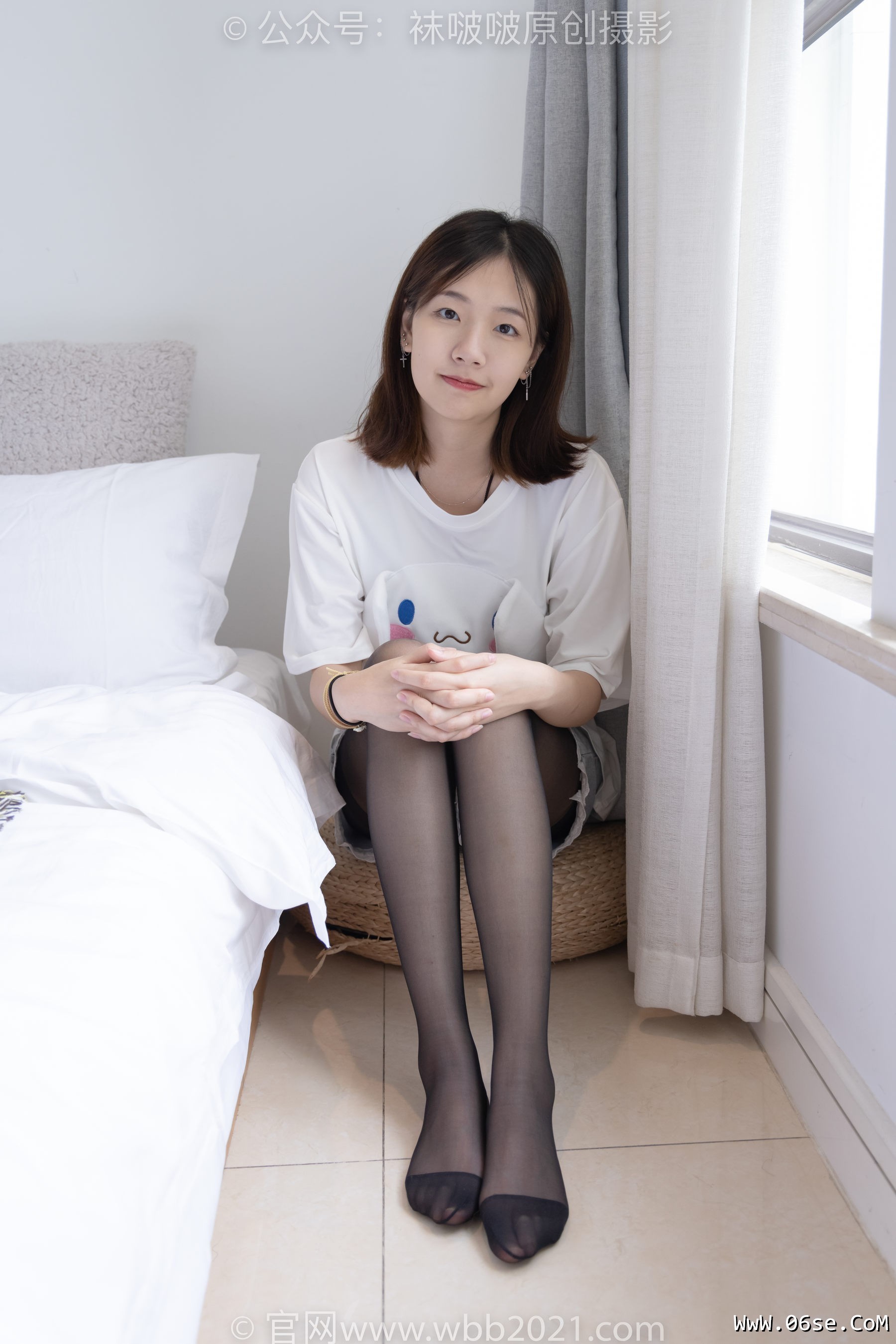 图片[38]-BoBoSocks袜啵啵 No.233 小甜豆-板鞋、黑丝[142P]-六色网