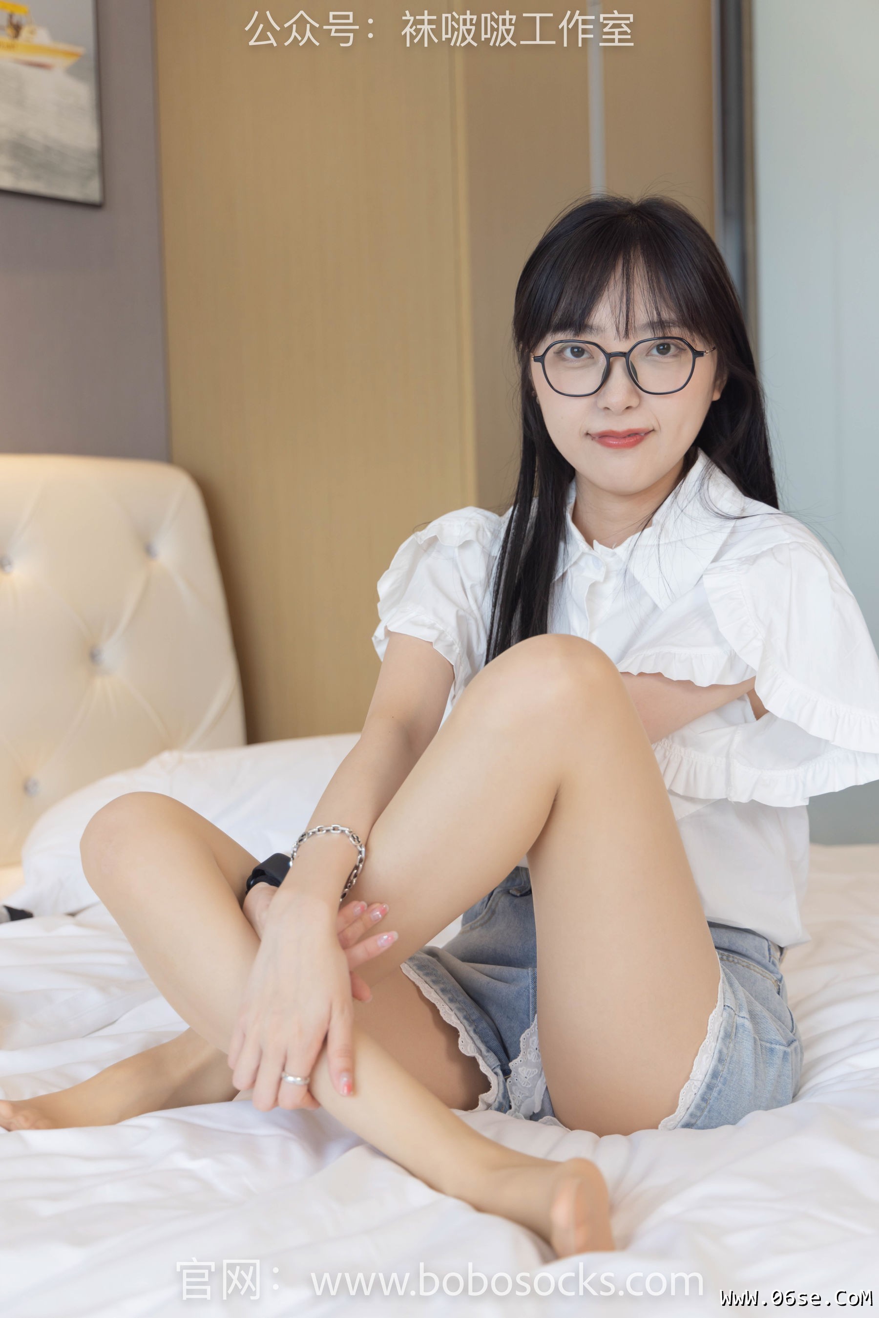 图片[122]-BoBoSocks袜啵啵 No.097 稚予-板鞋、玻璃丝短袜、肉丝[140P]-六色网