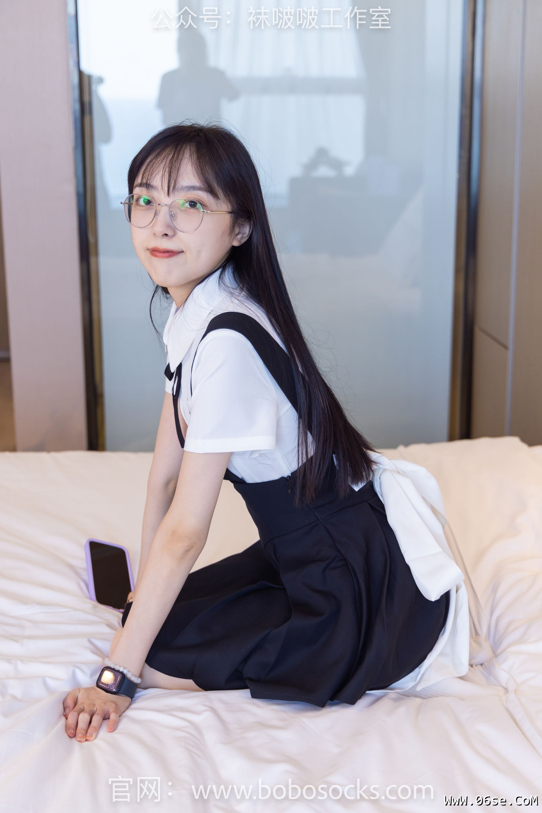 图片[122]-BoBoSocks袜啵啵 No.121 稚予-高跟鞋、白棉袜、肉丝[140P]-六色网