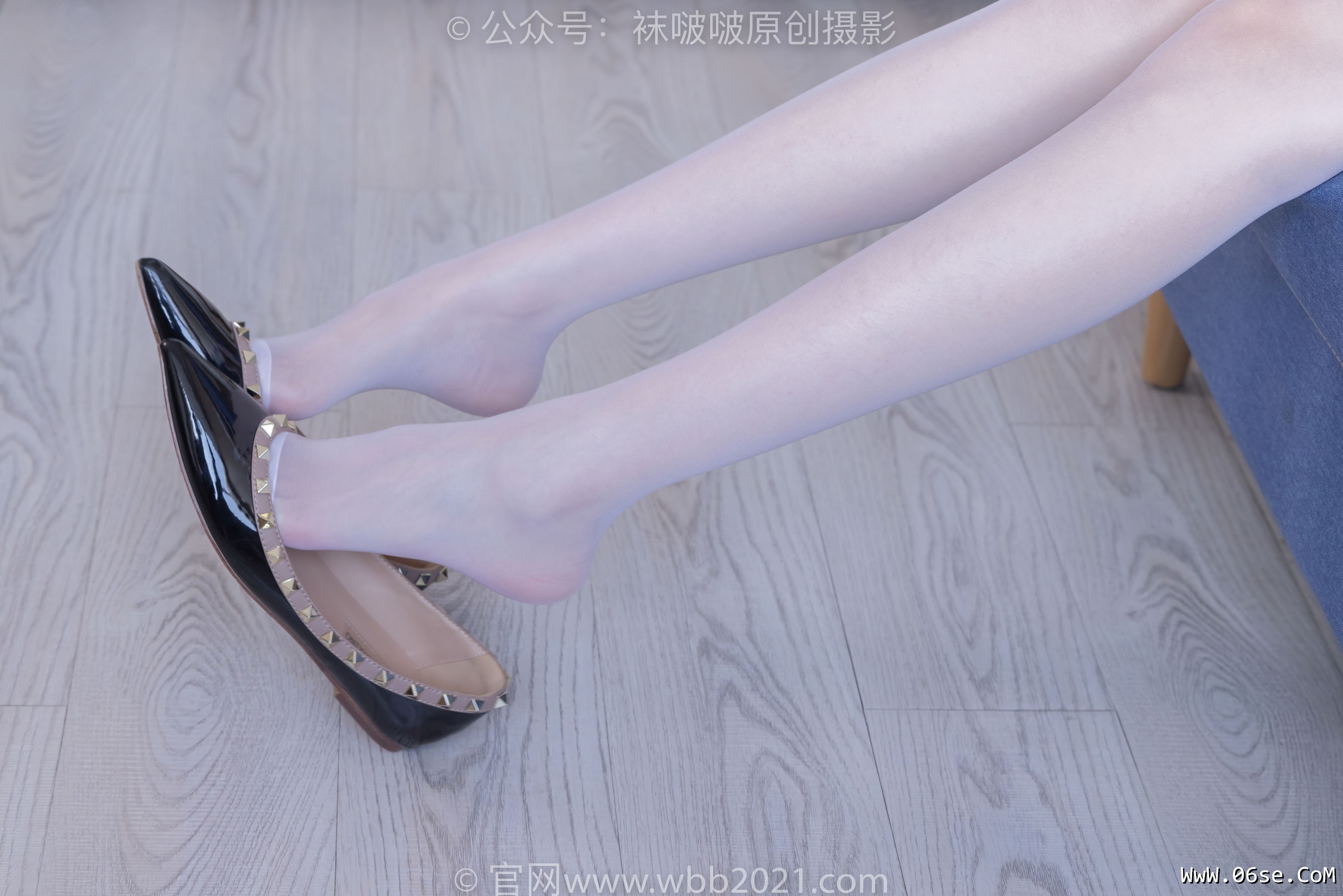 图片[104]-BoBoSocks袜啵啵 No.344 稚予 -板鞋、平底鞋、白丝[150P]-六色网