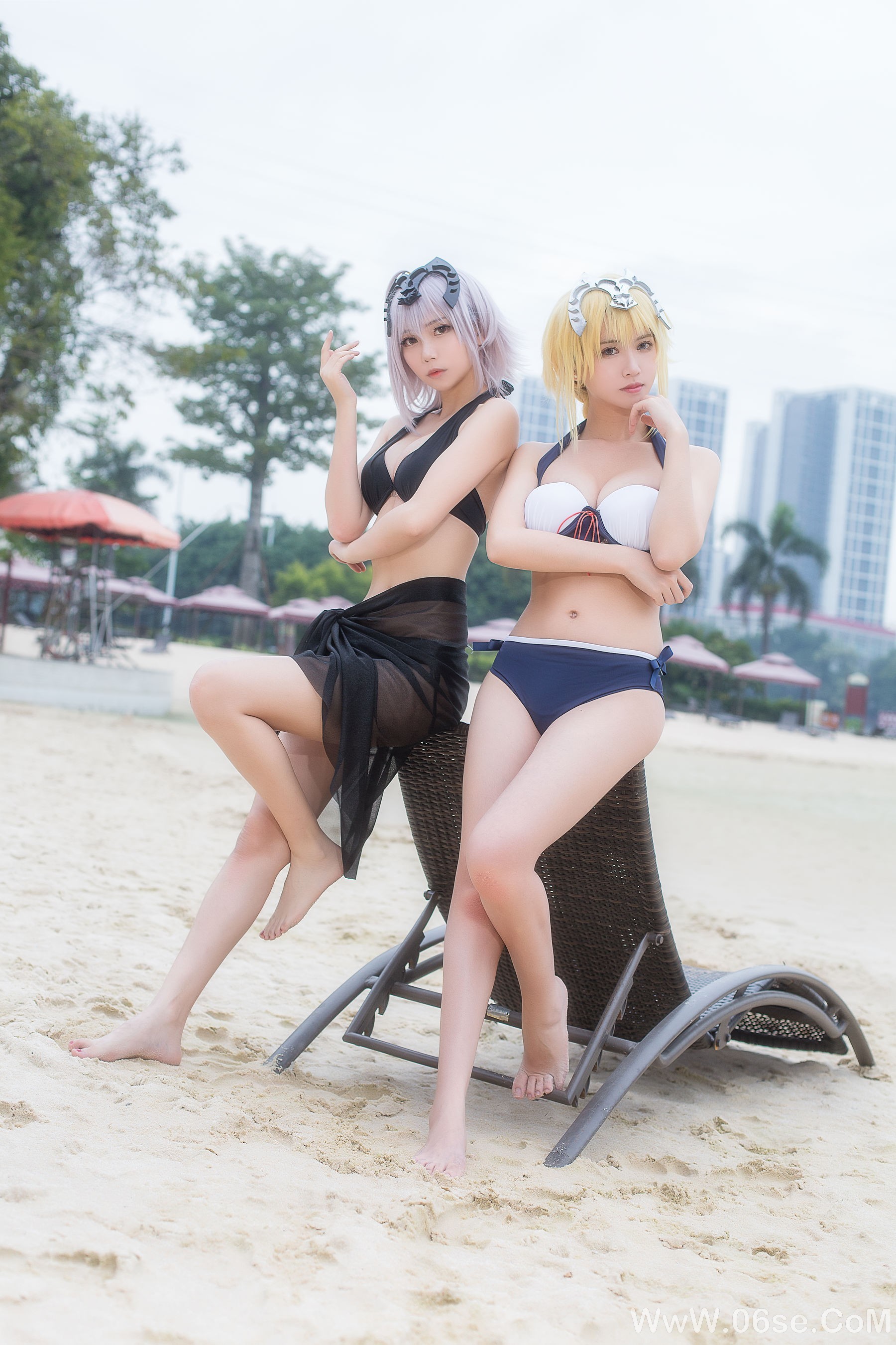 图片[3]-超人气Coser鳗鱼霏儿&大肉丸Amiee 贞德[58P]-六色网