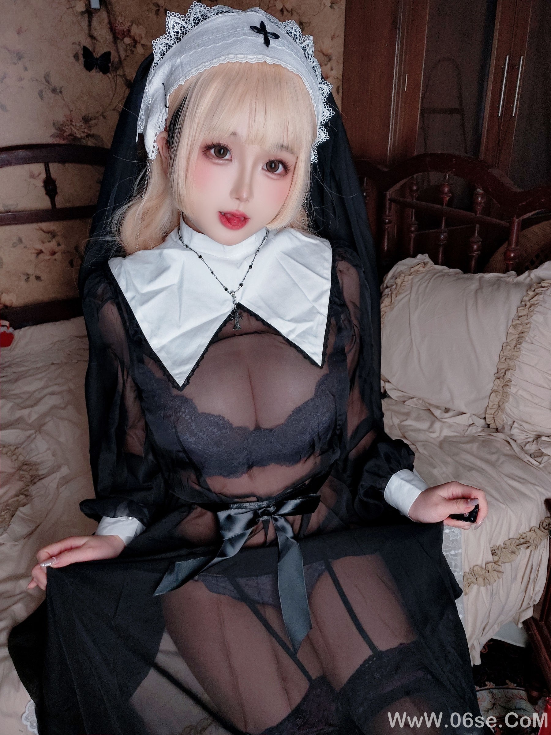 图片[136]-Cosplay日奈娇 – 禁忌修女[160P]-六色网