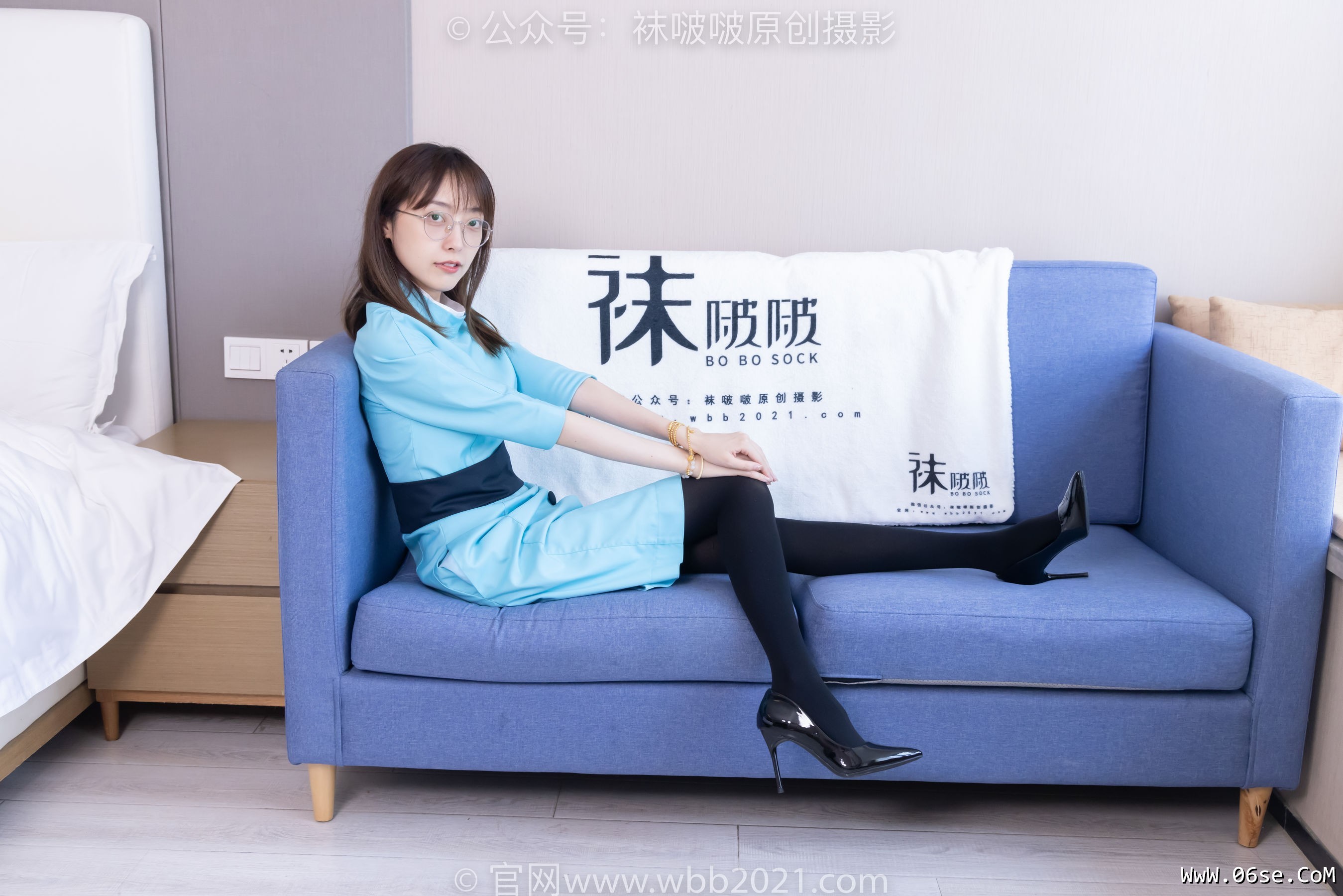 图片[143]-BoBoSocks袜啵啵 No.440 稚予 -高跟鞋、厚黑丝、空姐制服[200P]-六色网