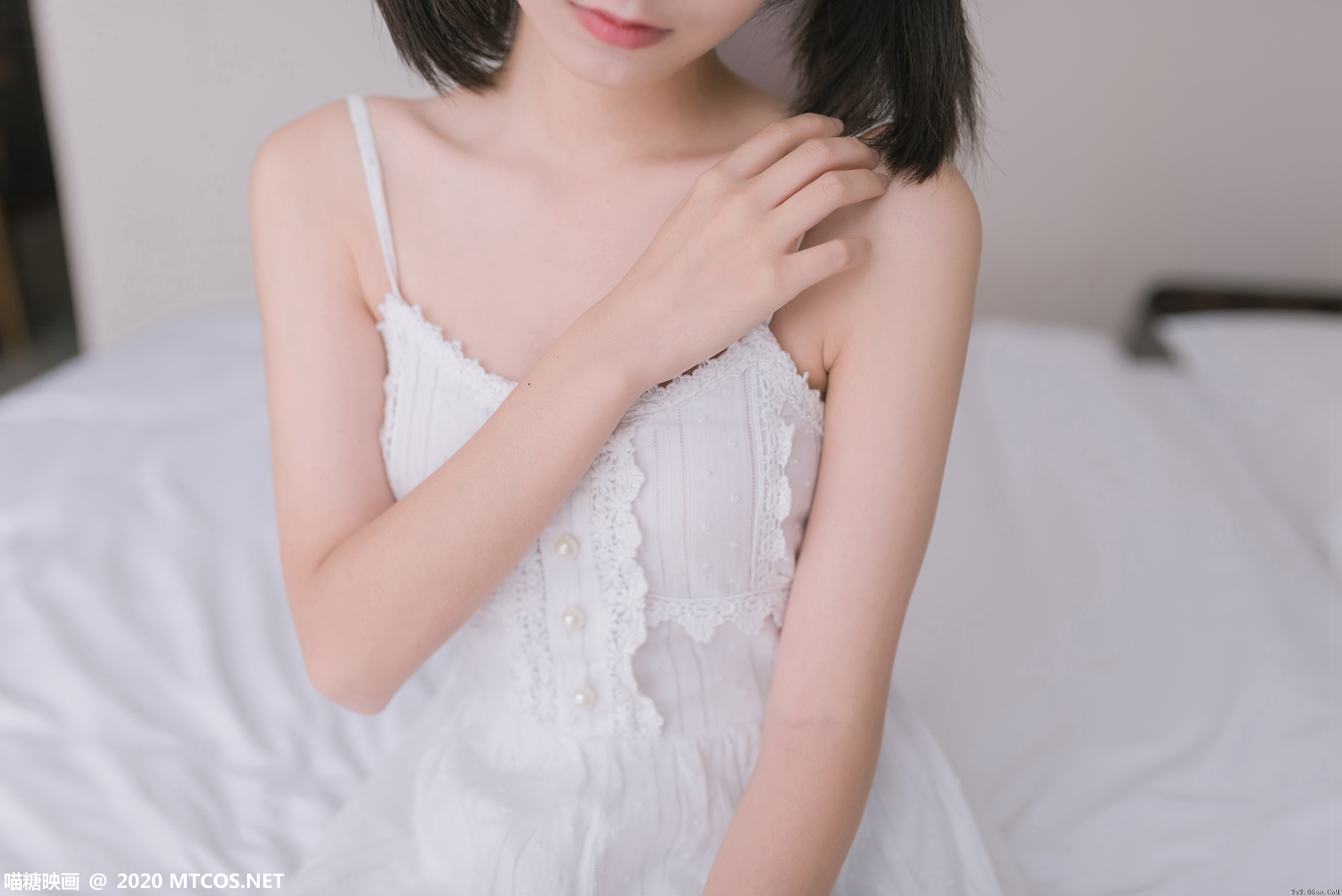 图片[16]-喵糖映画 VOL.177 白裙少女[47P／233M]-六色网