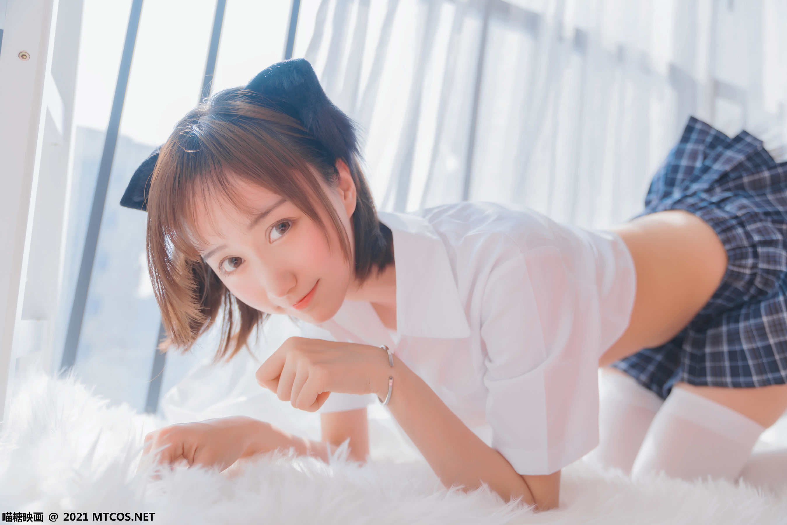 图片[24]-喵糖映画 VOL.436 猫儿少女 [33P]-六色网