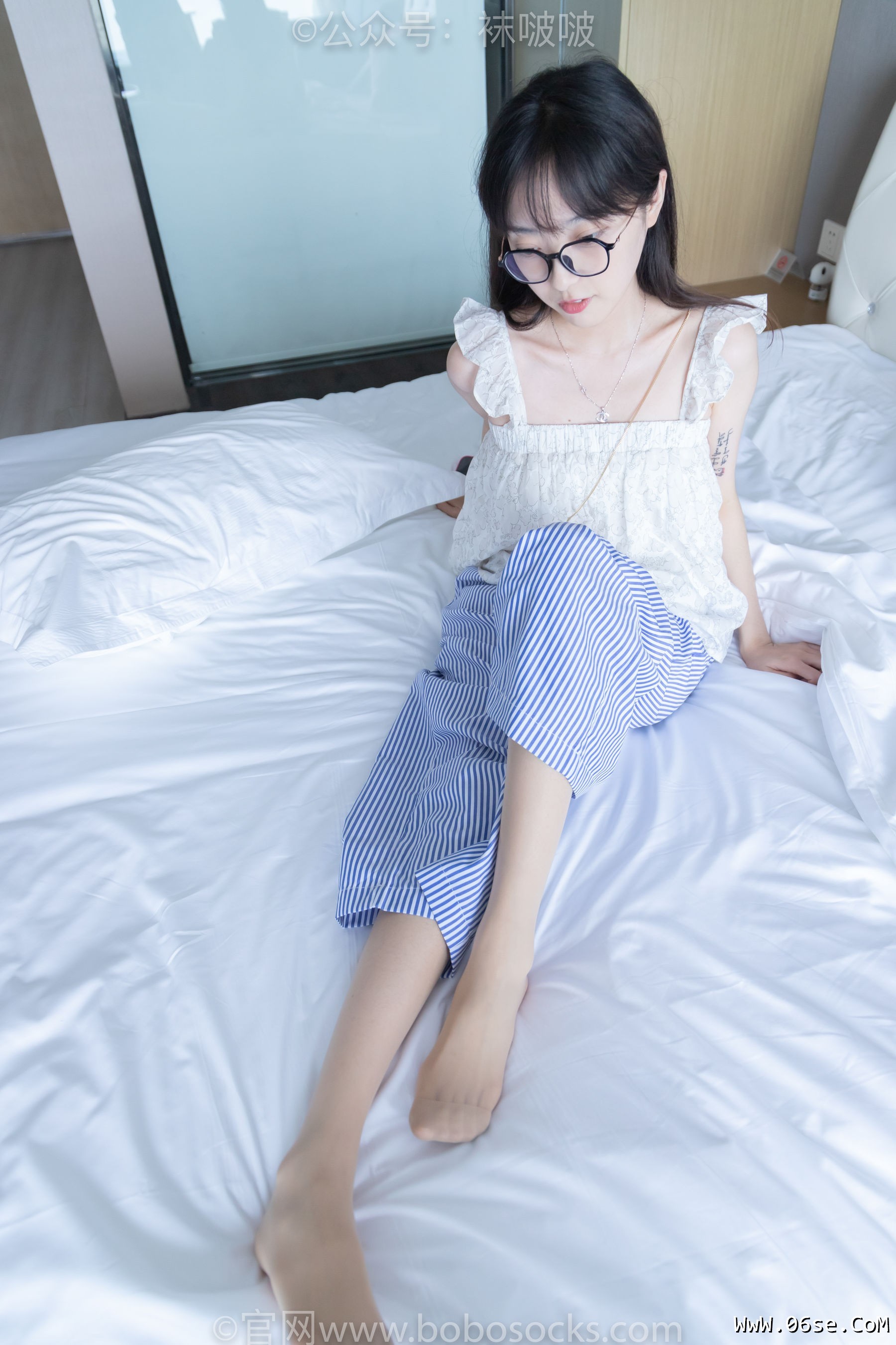 图片[129]-BoBoSocks袜啵啵 No.027 稚予- vans、白色棉袜、肉丝[136P]-六色网