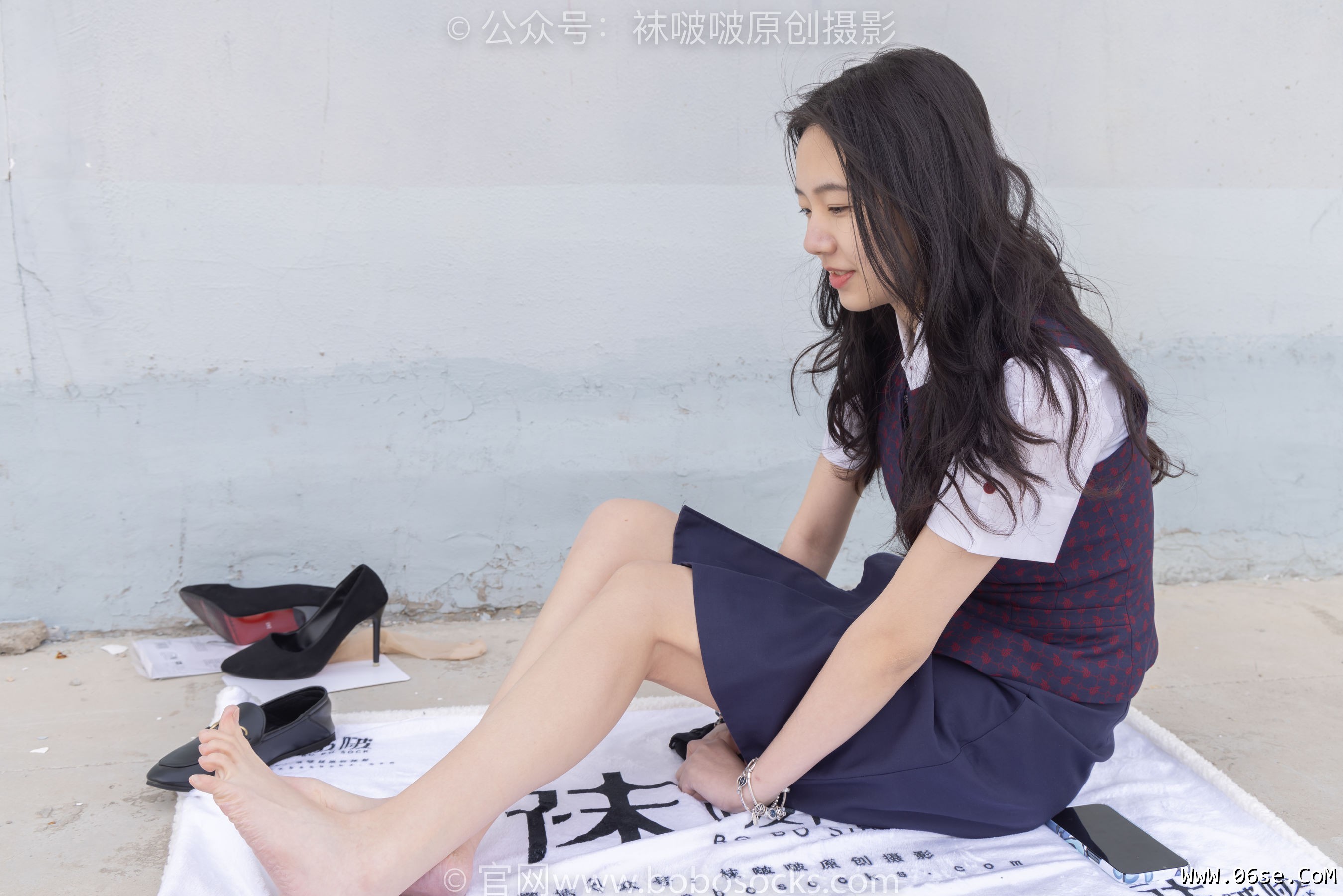 图片[46]-BoBoSocks袜啵啵 No.227 小甜豆-皮鞋、黑丝、裸足[150P]-六色网