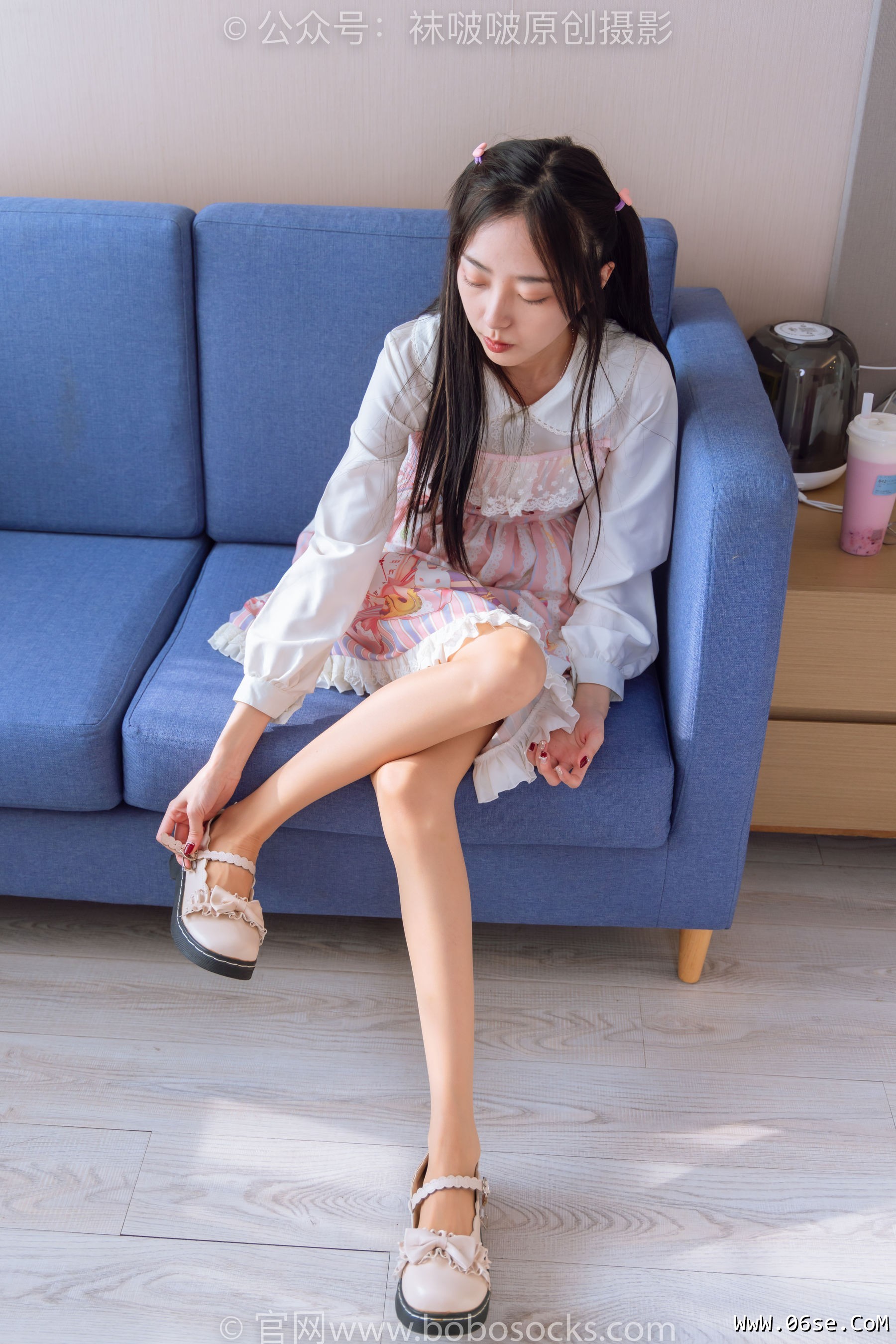 图片[71]-BoBoSocks袜啵啵 No.187 稚予-Lolita裙、白皮鞋、肉丝[140P]-六色网