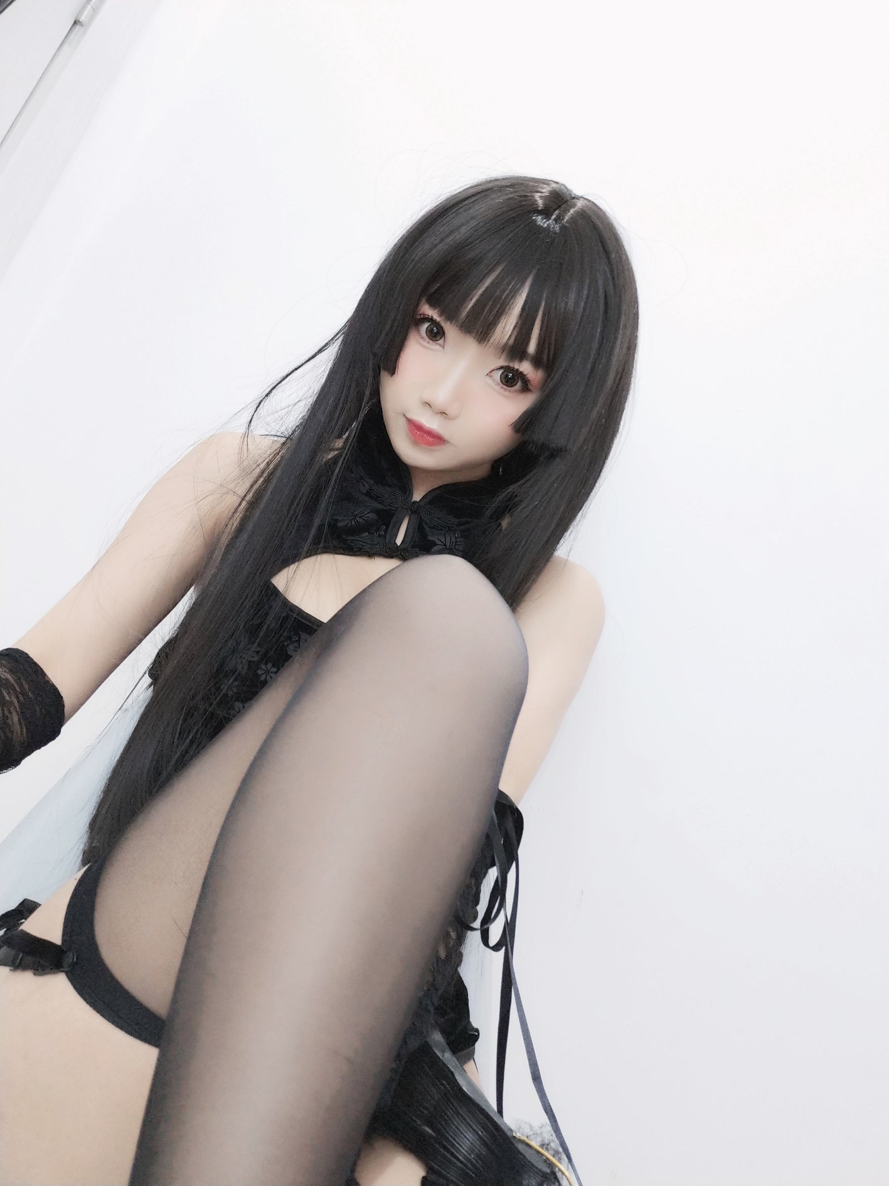 图片[53]-白嫩美少女鬼畜瑶 黑色旗袍[70P]-六色网