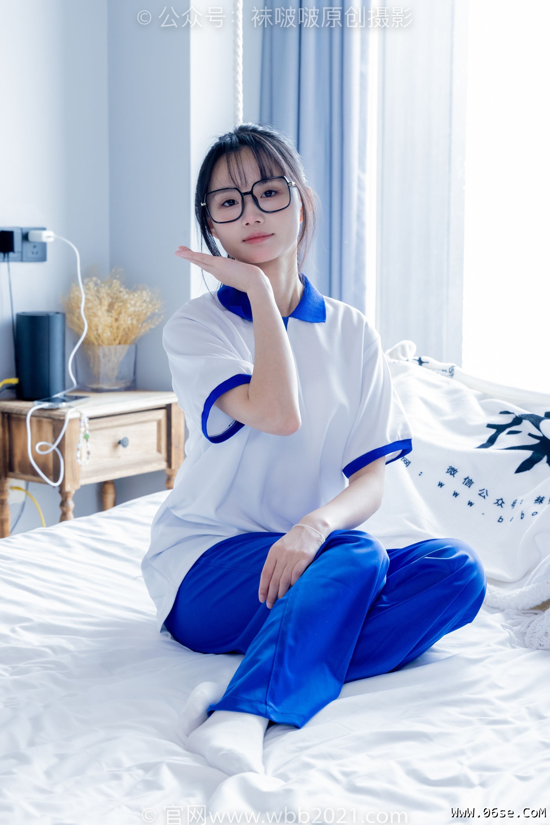 图片[3]-BoBoSocks袜啵啵 No.351 甜甜圈 -板鞋、白棉袜、肉丝、校服裤里丝[150P]-六色网