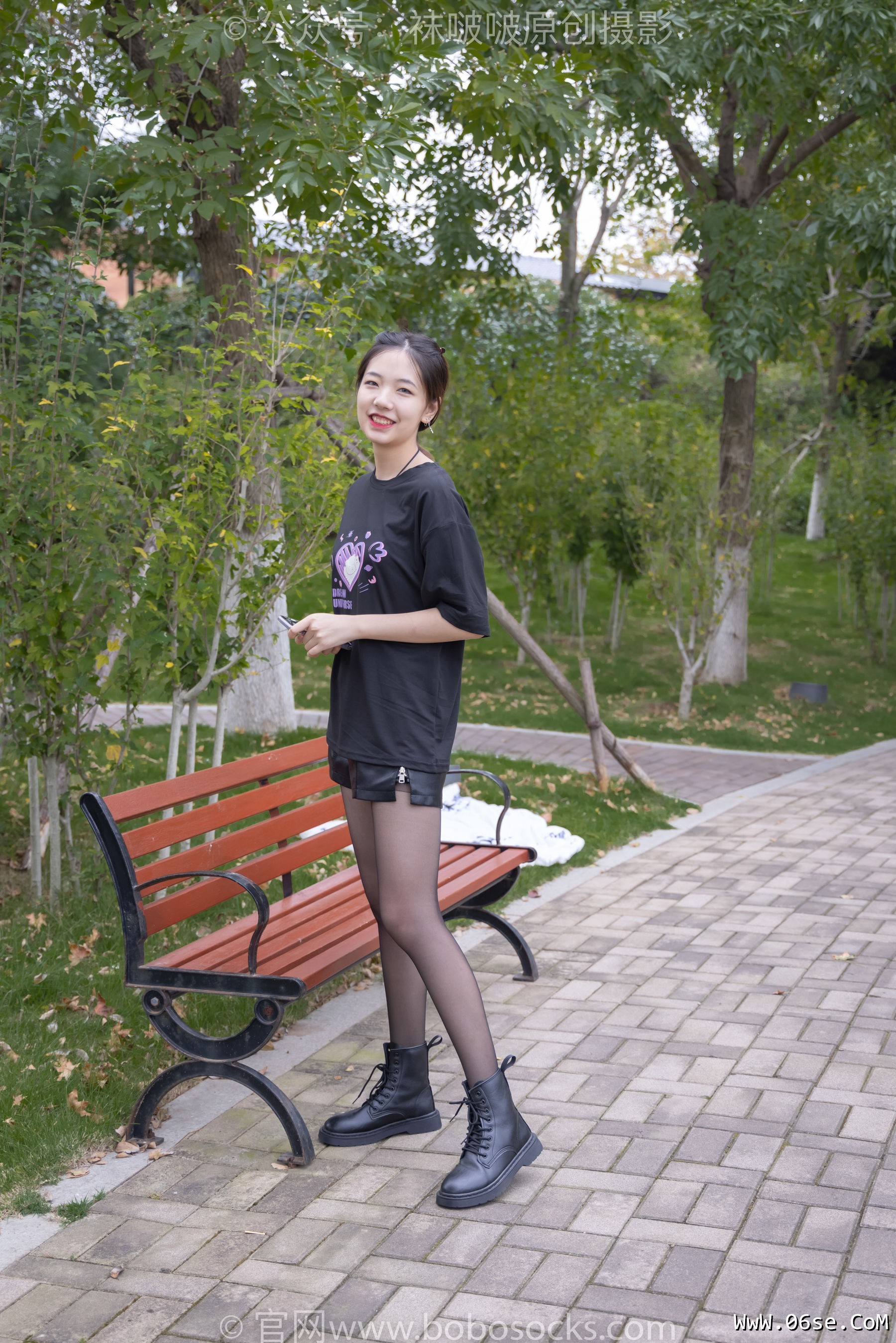 图片[68]-BoBoSocks袜啵啵 No.221 小甜豆-马丁靴、黑丝[133P]-六色网