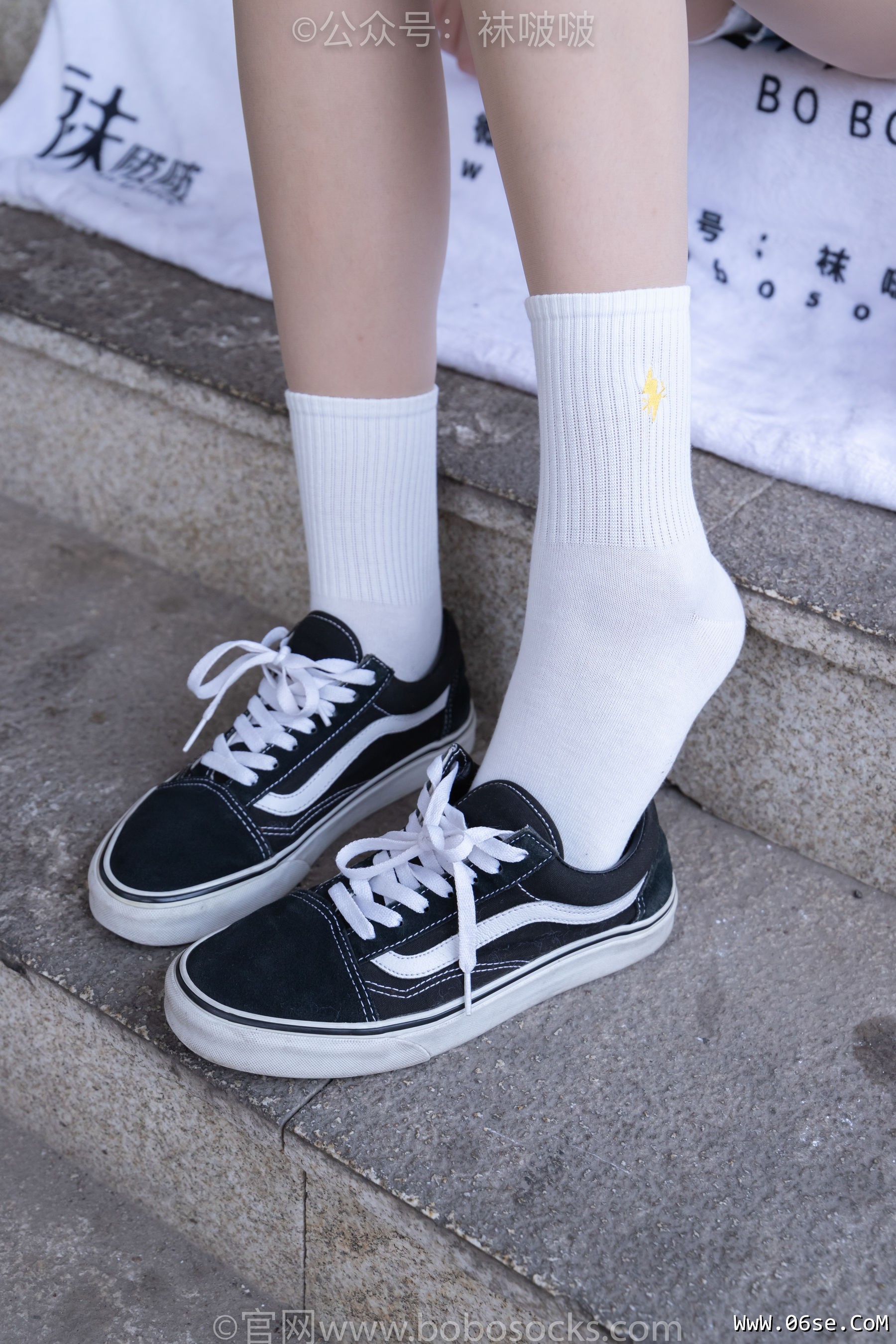 图片[33]-BoBoSocks袜啵啵 No.069 小甜豆-vans板鞋、白棉袜、肉丝[135P]-六色网