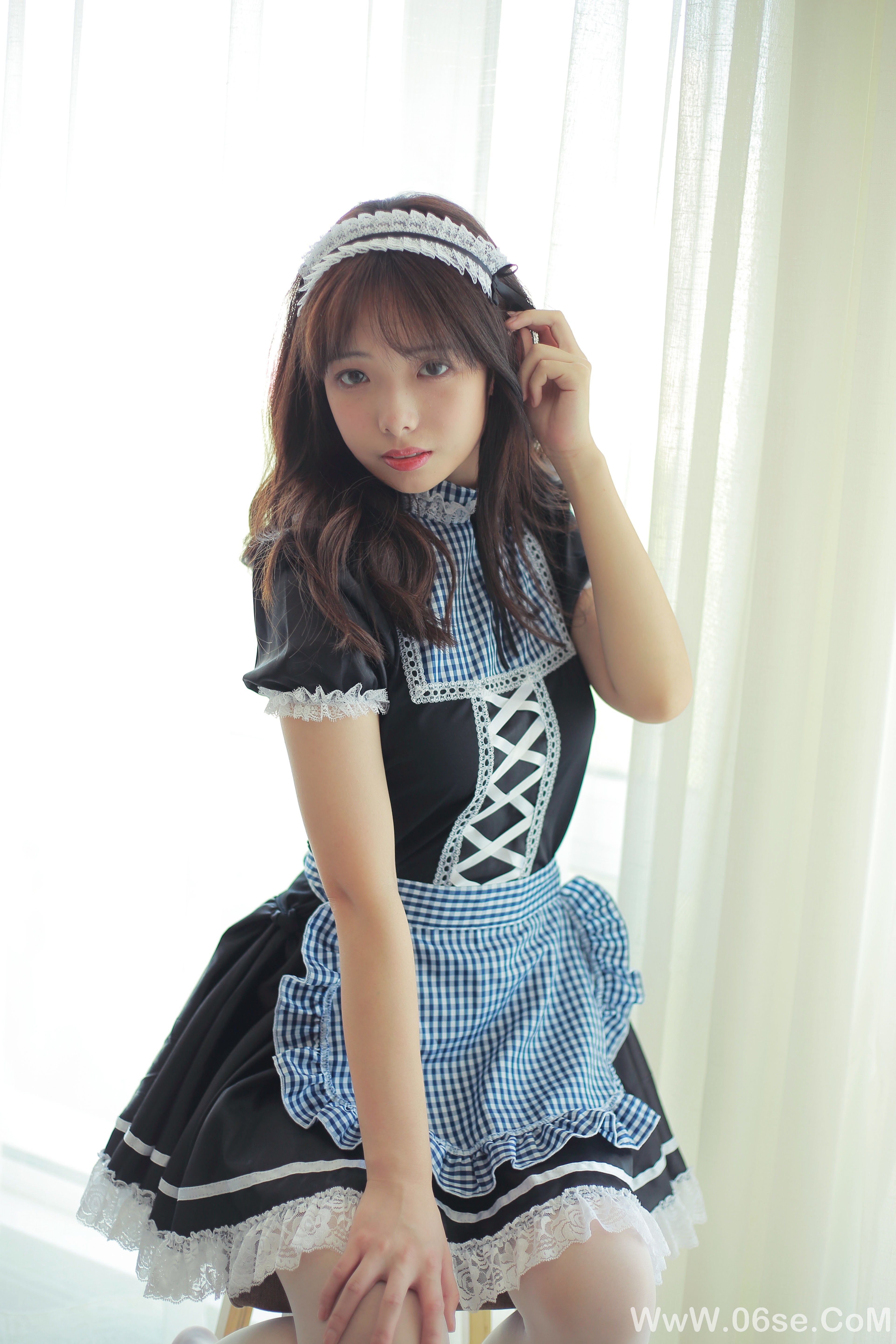图片[4]-雯妹不讲道理 – 女仆写真[17P]-六色网