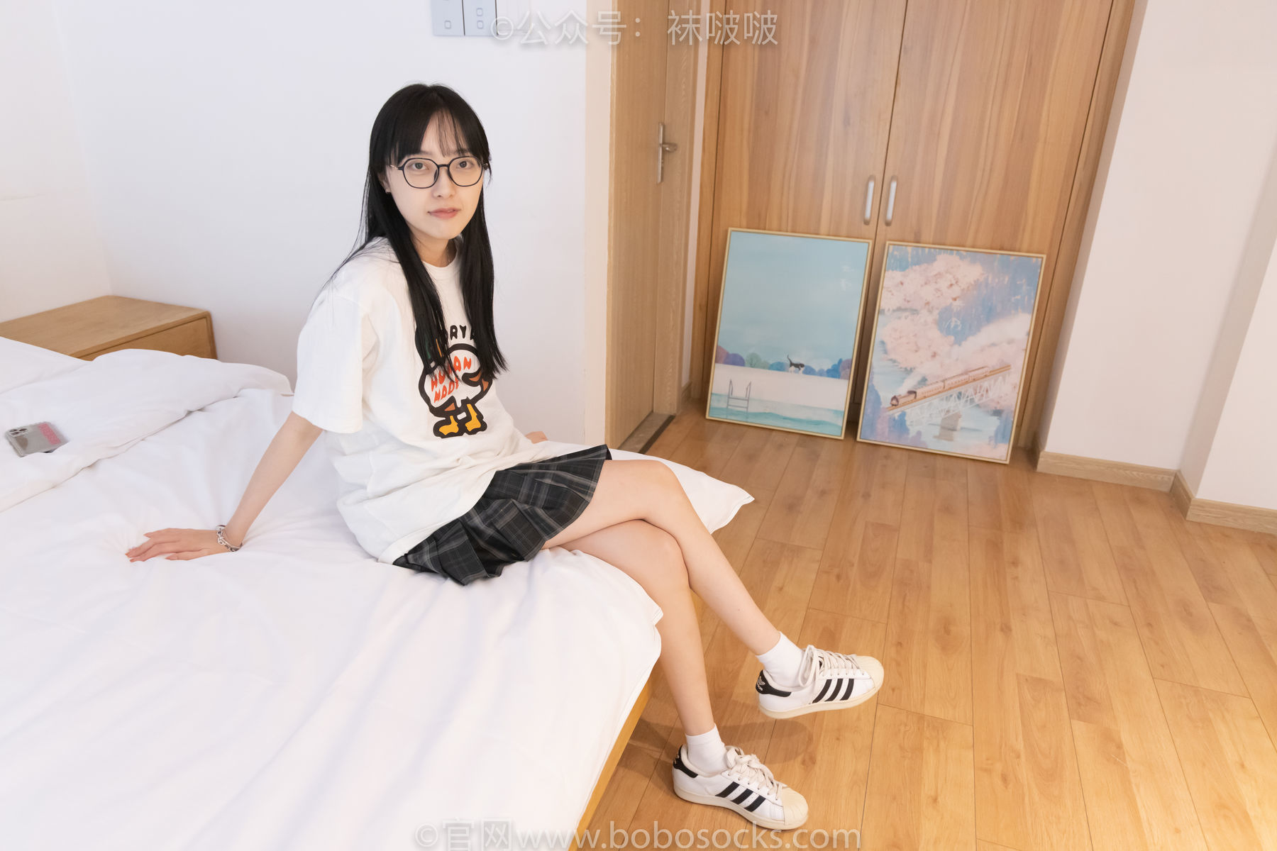 图片[6]-BoBoSocks袜啵啵 No.073 稚予-贝壳头、白棉袜、裸足[145P]-六色网