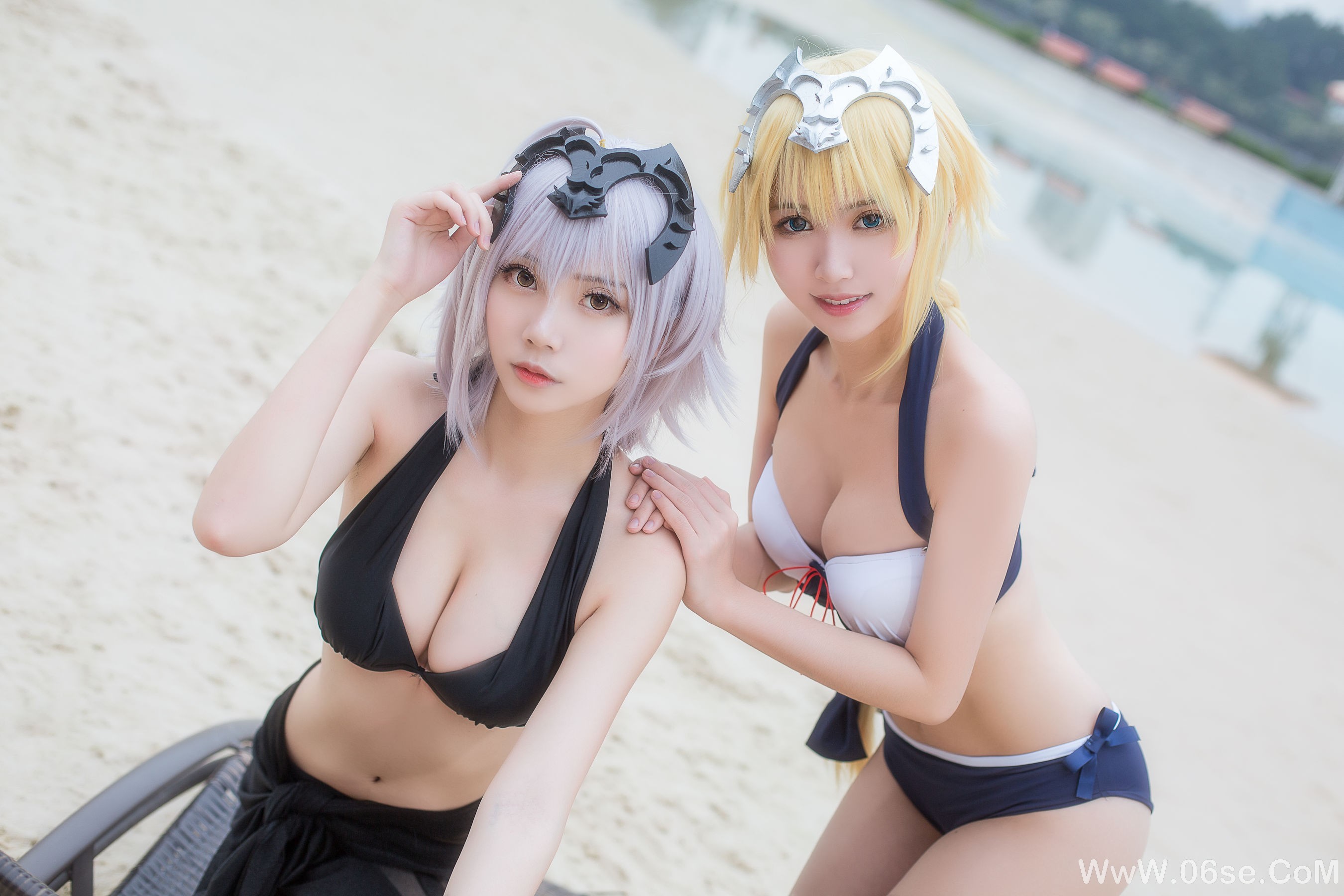 图片[2]-超人气Coser鳗鱼霏儿&大肉丸Amiee 贞德[58P]-六色网