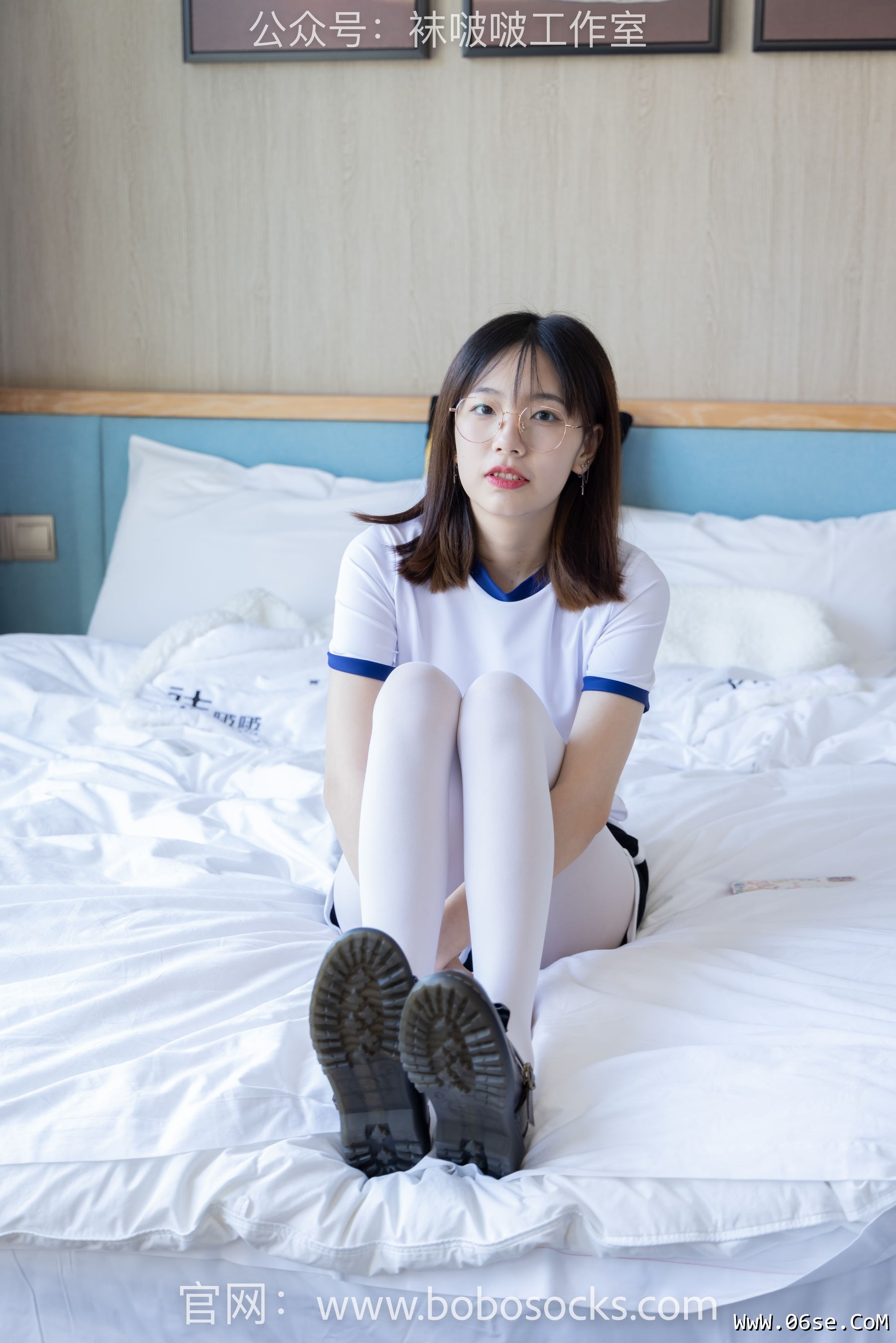 图片[23]-BoBoSocks袜啵啵 No.108 小甜豆-皮鞋、厚白丝、踩奶油蛋糕剧情[137P]-六色网