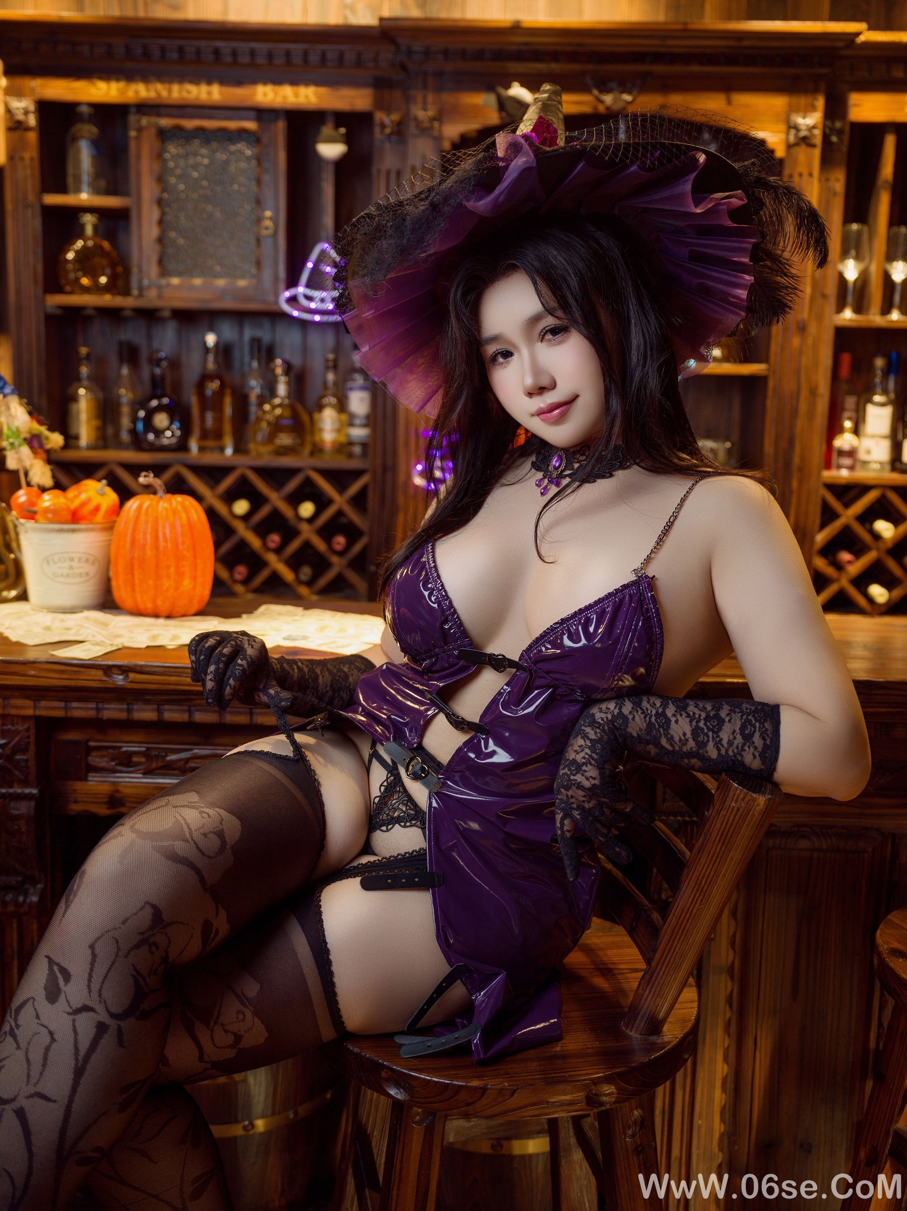 图片[59]-麻花麻花酱 – 万圣节魔女[87P]-六色网
