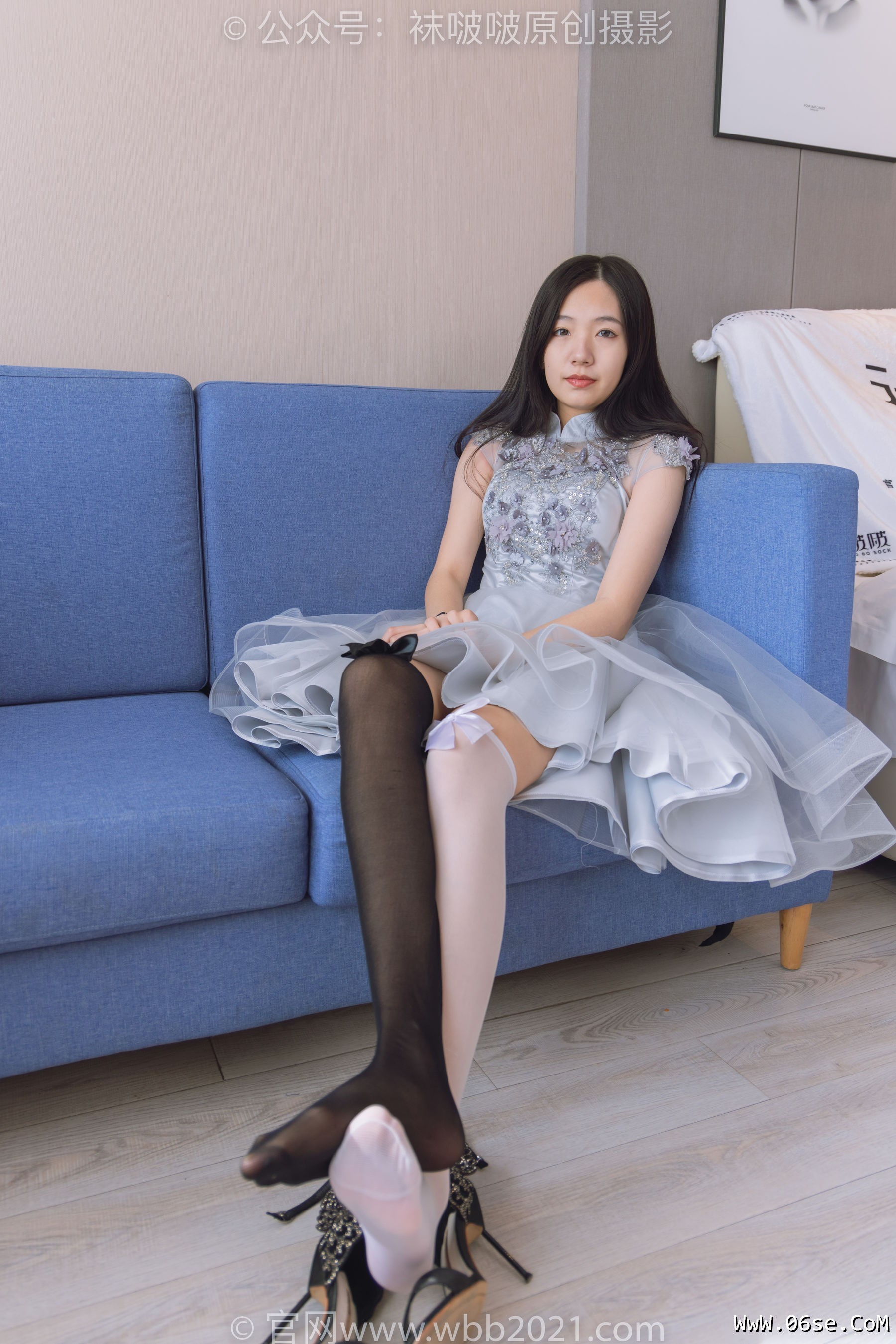 图片[98]-BoBoSocks袜啵啵 No.356 小甜豆 -高跟鞋、黑白丝大腿袜[150P]-六色网