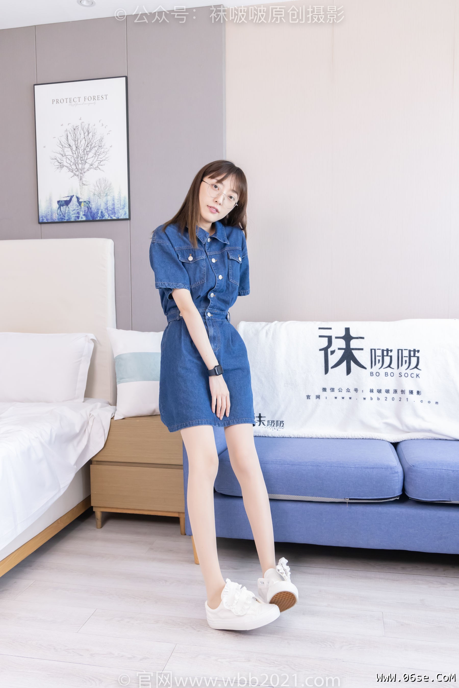 图片[55]-BoBoSocks袜啵啵 No.435 稚予 -板鞋、运动鞋、白丝、肉丝[150P]-六色网