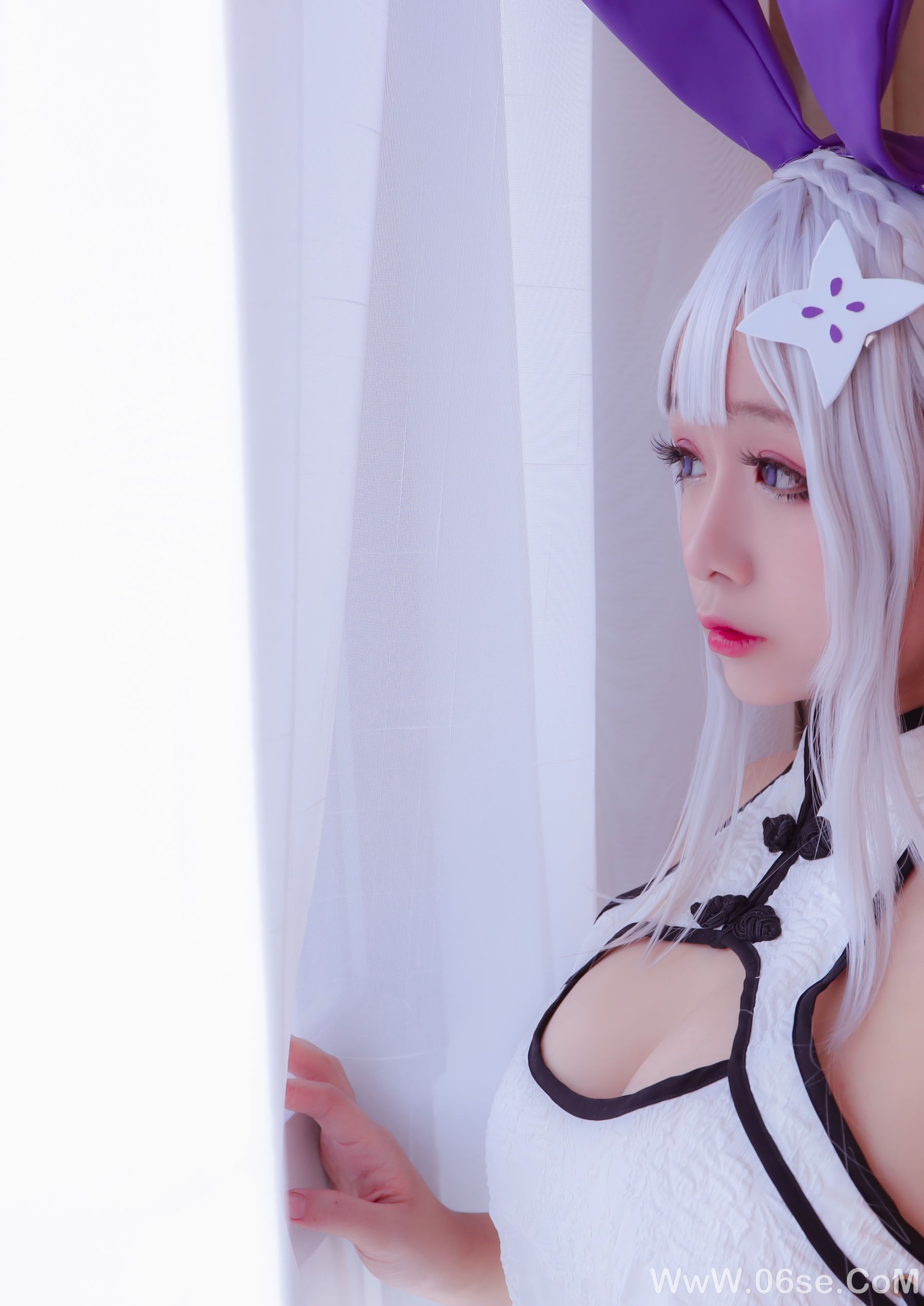 图片[28]-Cosplay日奈娇 白旗袍[42P]-六色网