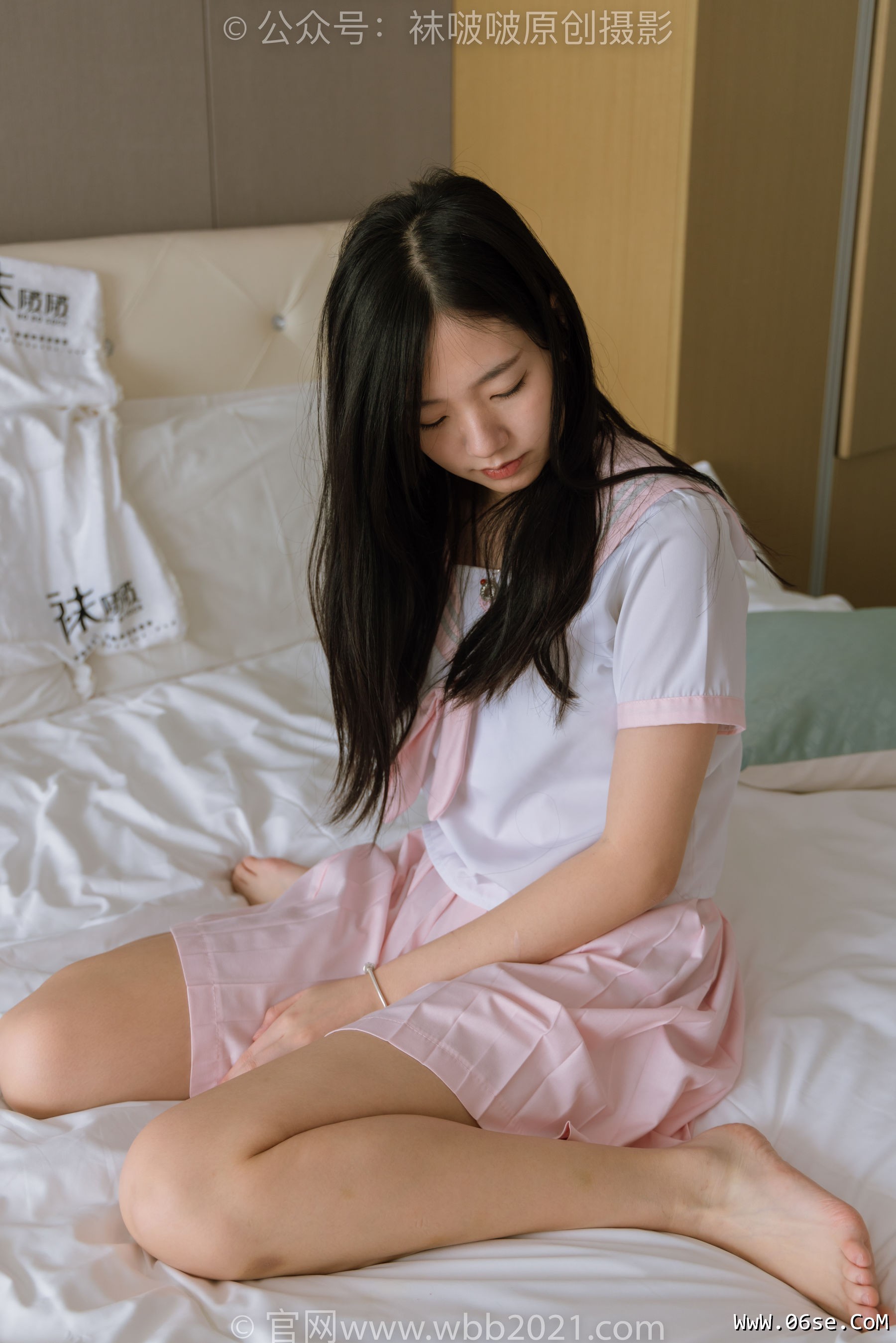 图片[37]-BoBoSocks袜啵啵 No.348 小甜豆 -两双高跟鞋、厚白丝大腿袜、裸足[170P]-六色网