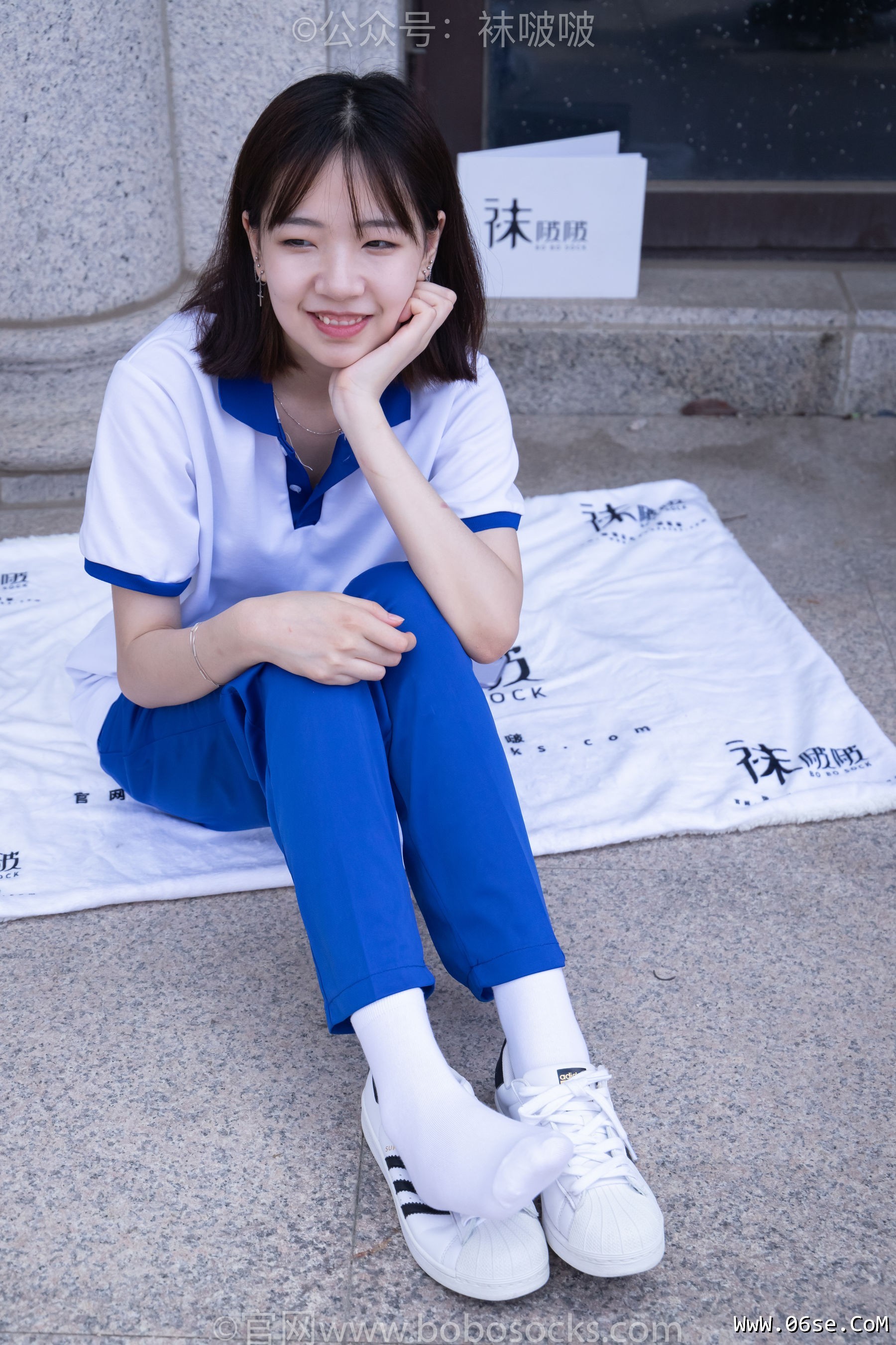图片[43]-BoBoSocks袜啵啵 No.022 小甜豆-校服、贝壳头、白棉袜、肉丝[140P]-六色网