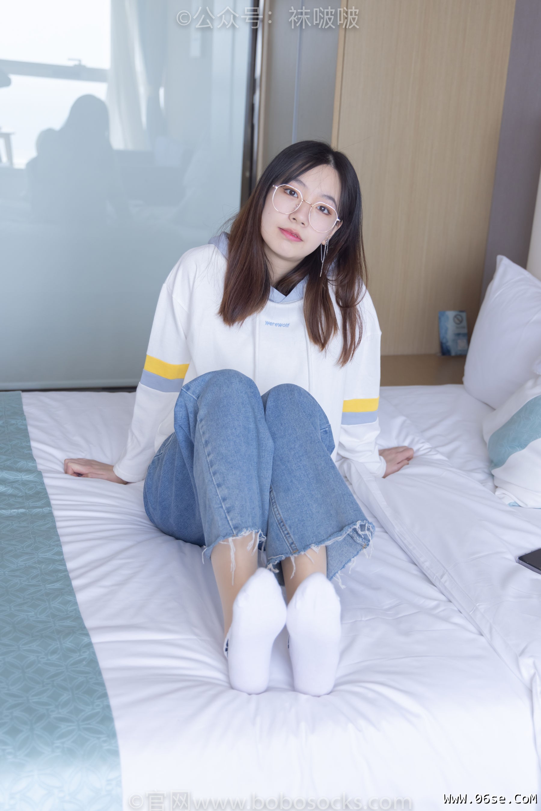 图片[57]-BoBoSocks袜啵啵 No.080 小甜豆-帆布鞋、白棉袜、肉丝[140P]-六色网
