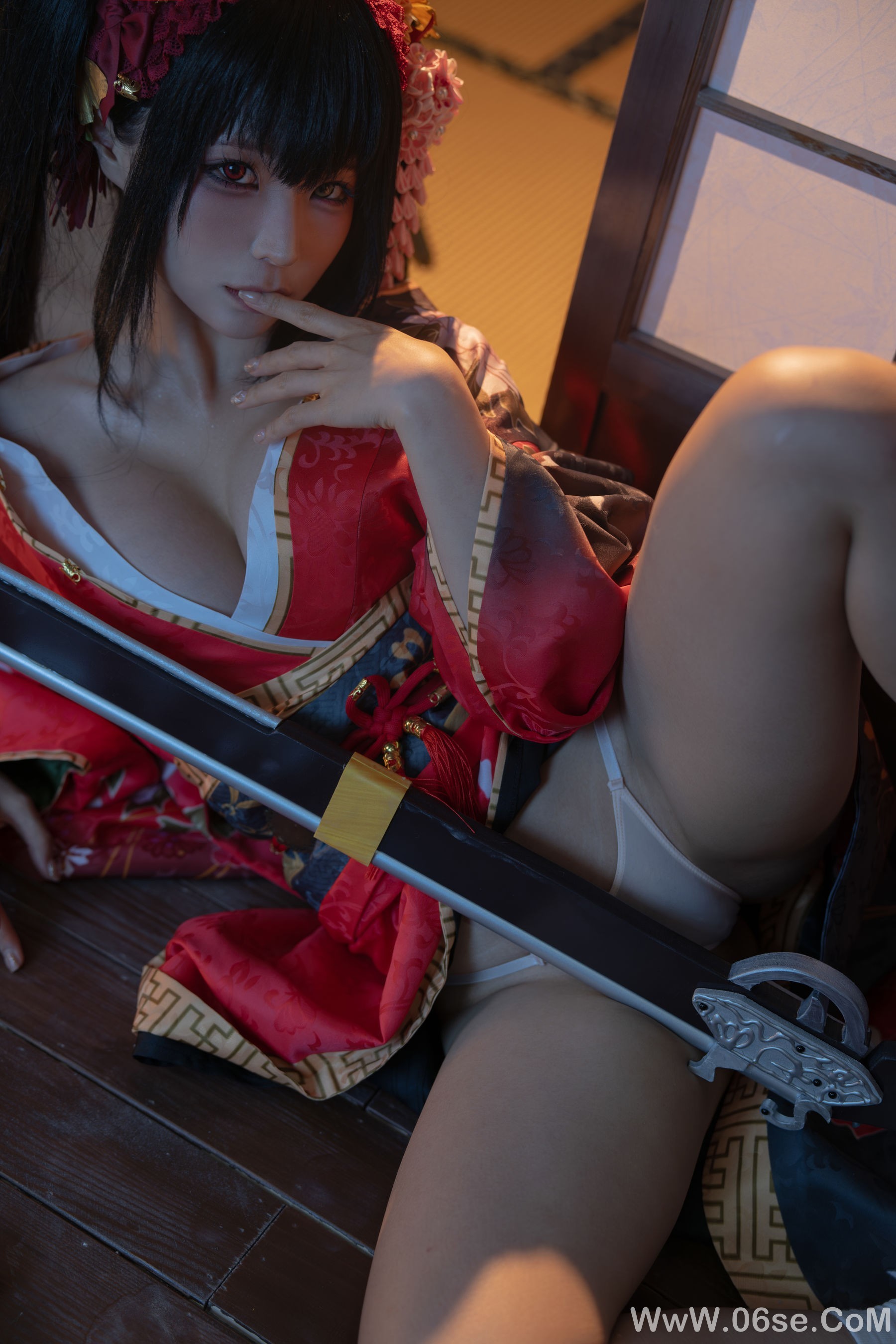 图片[26]-动漫博主蠢沫沫 – 狂三和服[147P]-六色网