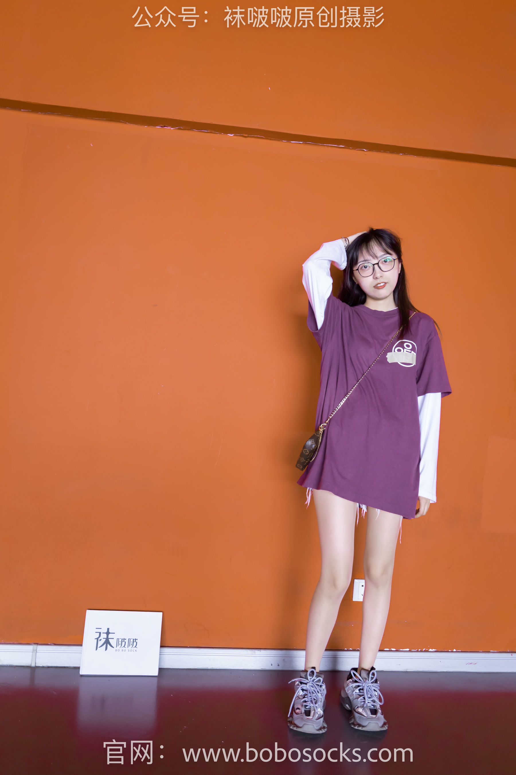 图片[5]-BoBoSocks袜啵啵 积分限定作品010 稚予-巴黎世家运动鞋、白棉袜、肉丝[144P]-六色网