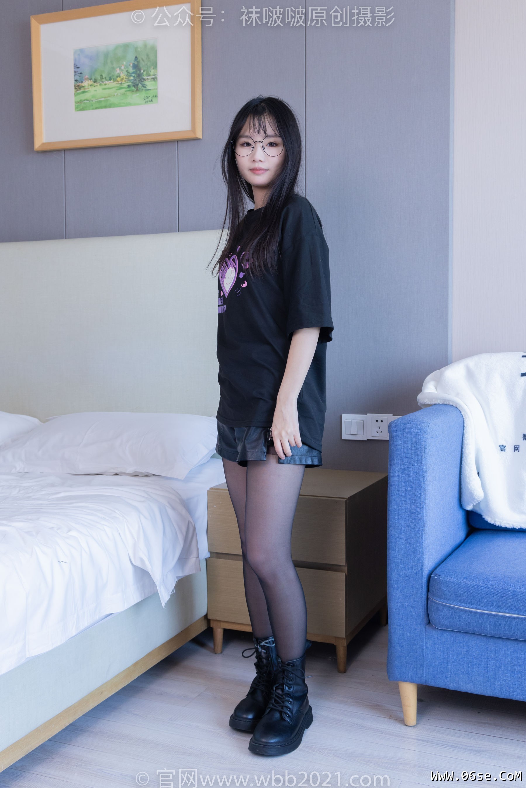 图片[85]-BoBoSocks袜啵啵 No.406 甜甜圈 -马丁靴、黑丝[150P]-六色网